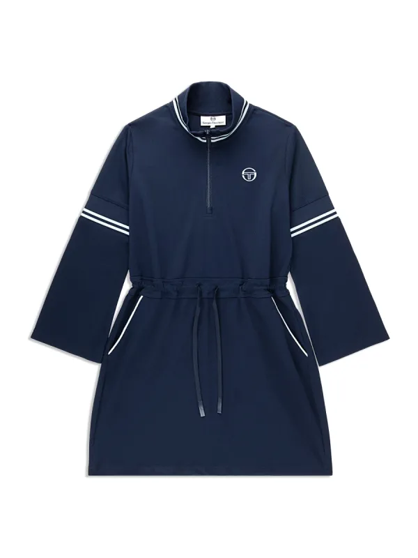Pavia Twill Dress- Maritime Blue made by Sergio Tacchini