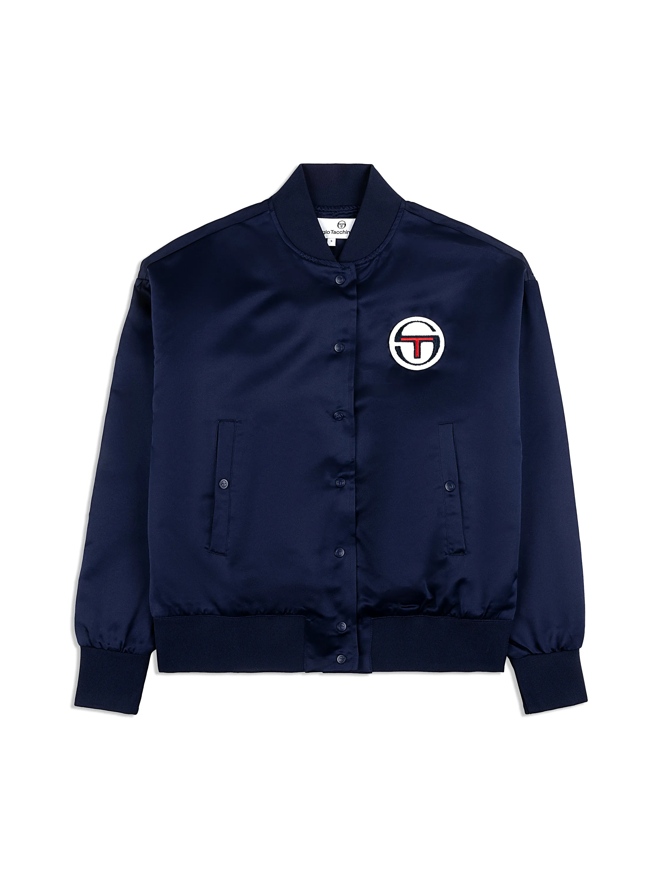 Miss Angela Bomber Jacket- Maritime Blue sold by Sergio Tacchini