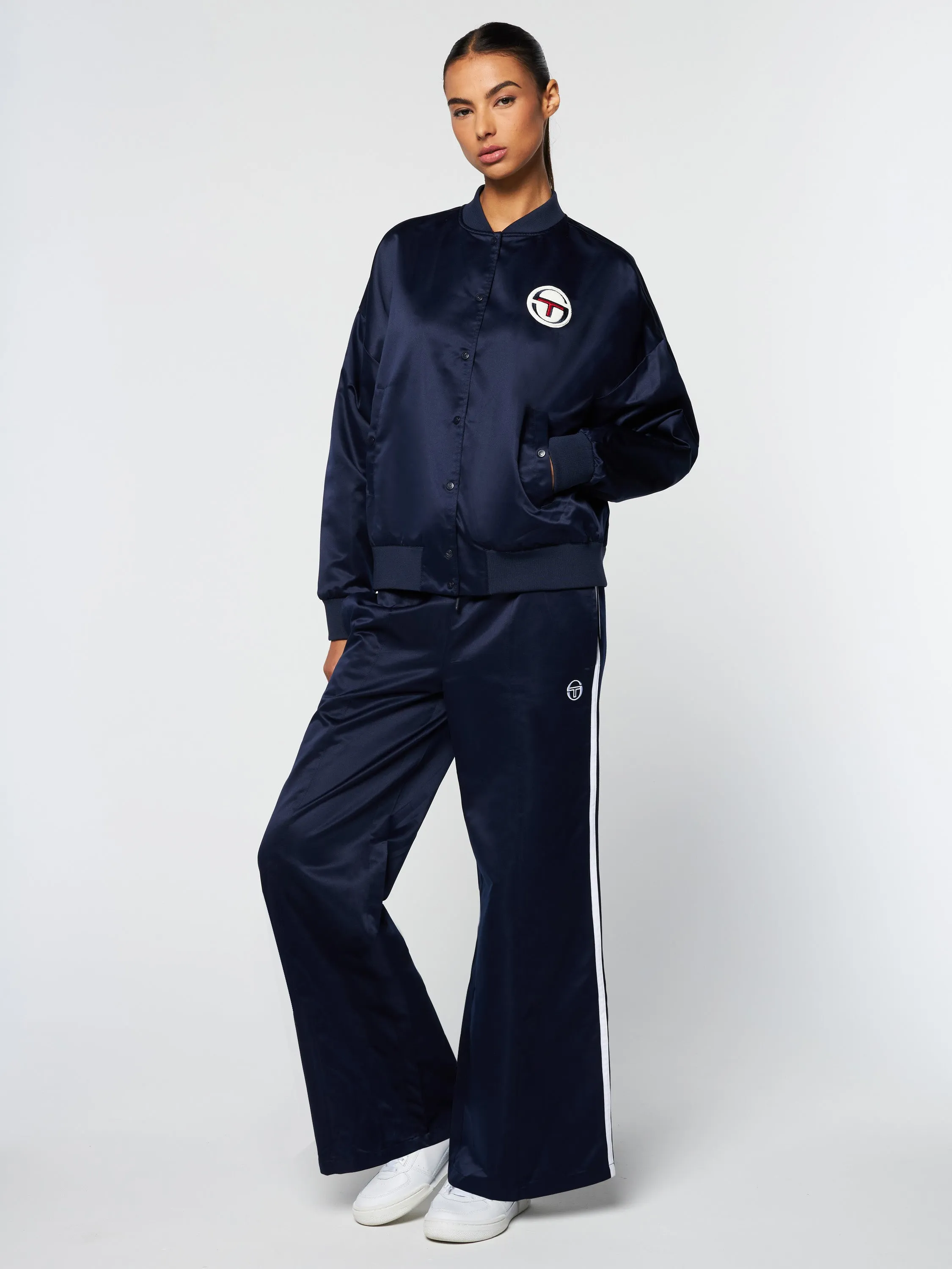 Miss Angela Bomber Jacket- Maritime Blue sold by Sergio Tacchini product image thumbnail 4