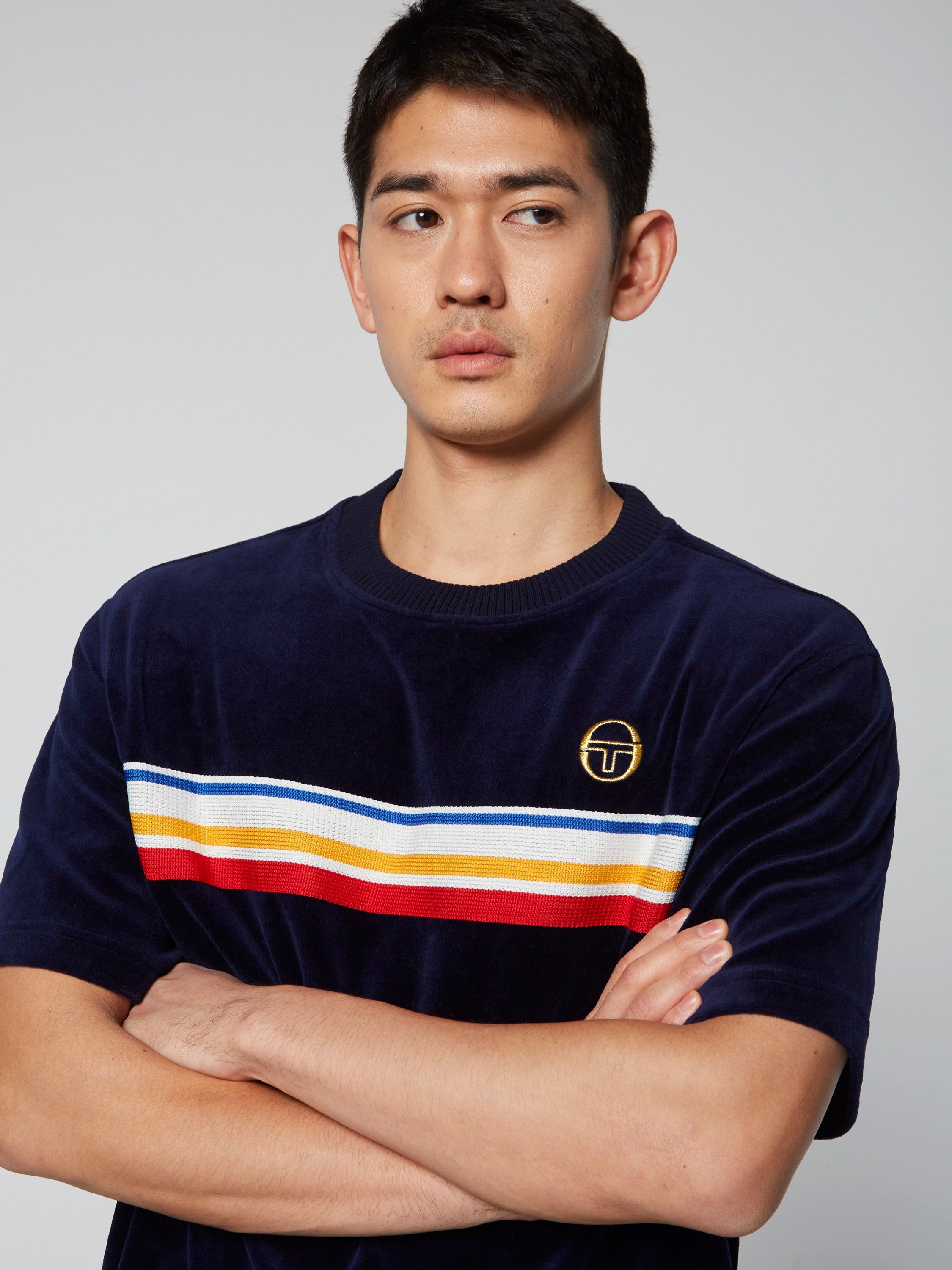 Ivanes T-Shirt Archivio- Maritime Blue sold by Sergio Tacchini product image thumbnail 4