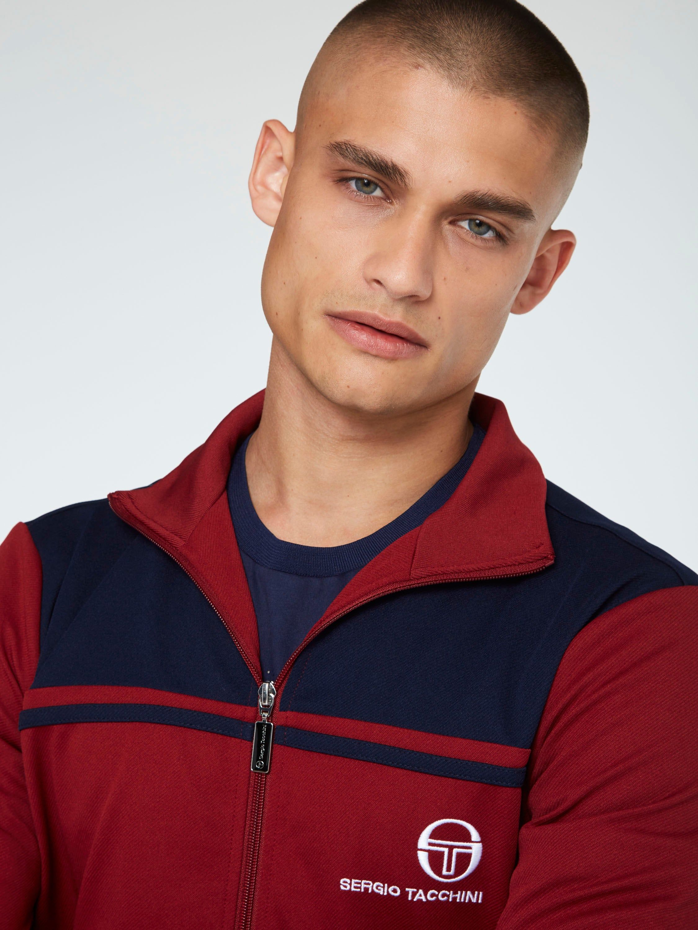 New Young Line Track Jacket Archivio-Merlot/ Maritime Blue sold by Sergio Tacchini product image thumbnail 5