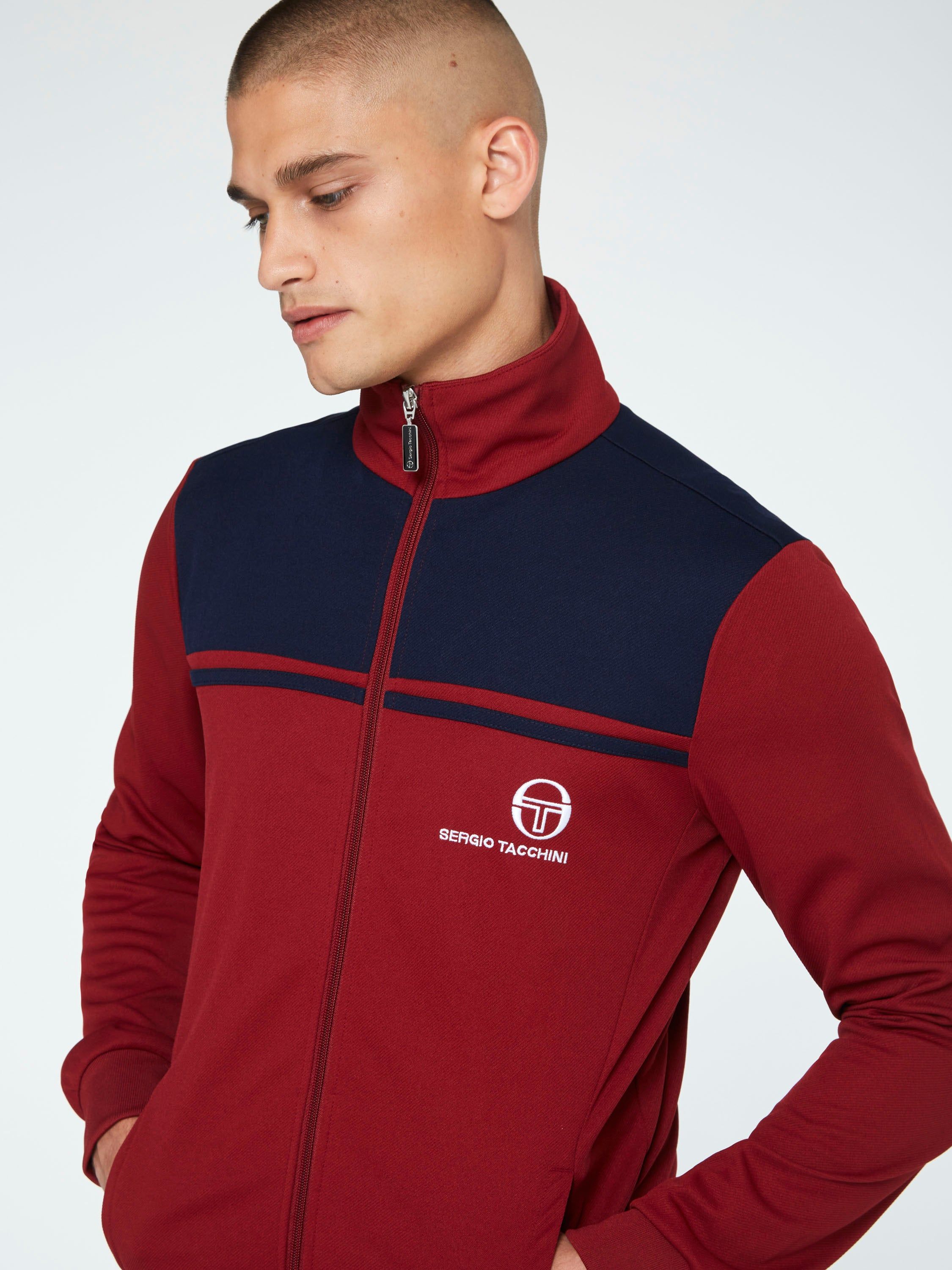 New Young Line Track Jacket Archivio-Merlot/ Maritime Blue sold by Sergio Tacchini product image thumbnail 4