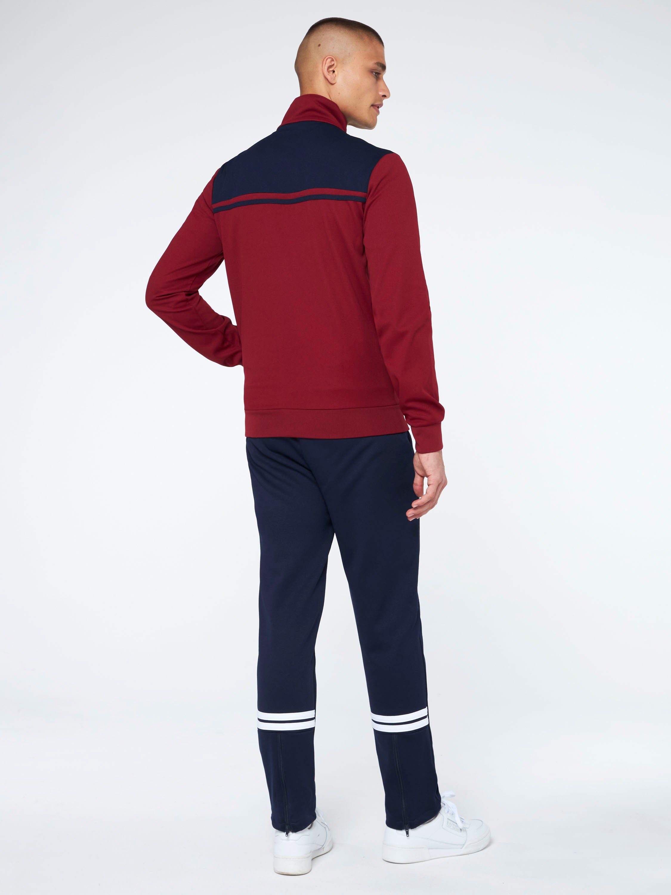 New Young Line Track Jacket Archivio-Merlot/ Maritime Blue sold by Sergio Tacchini product image thumbnail 3