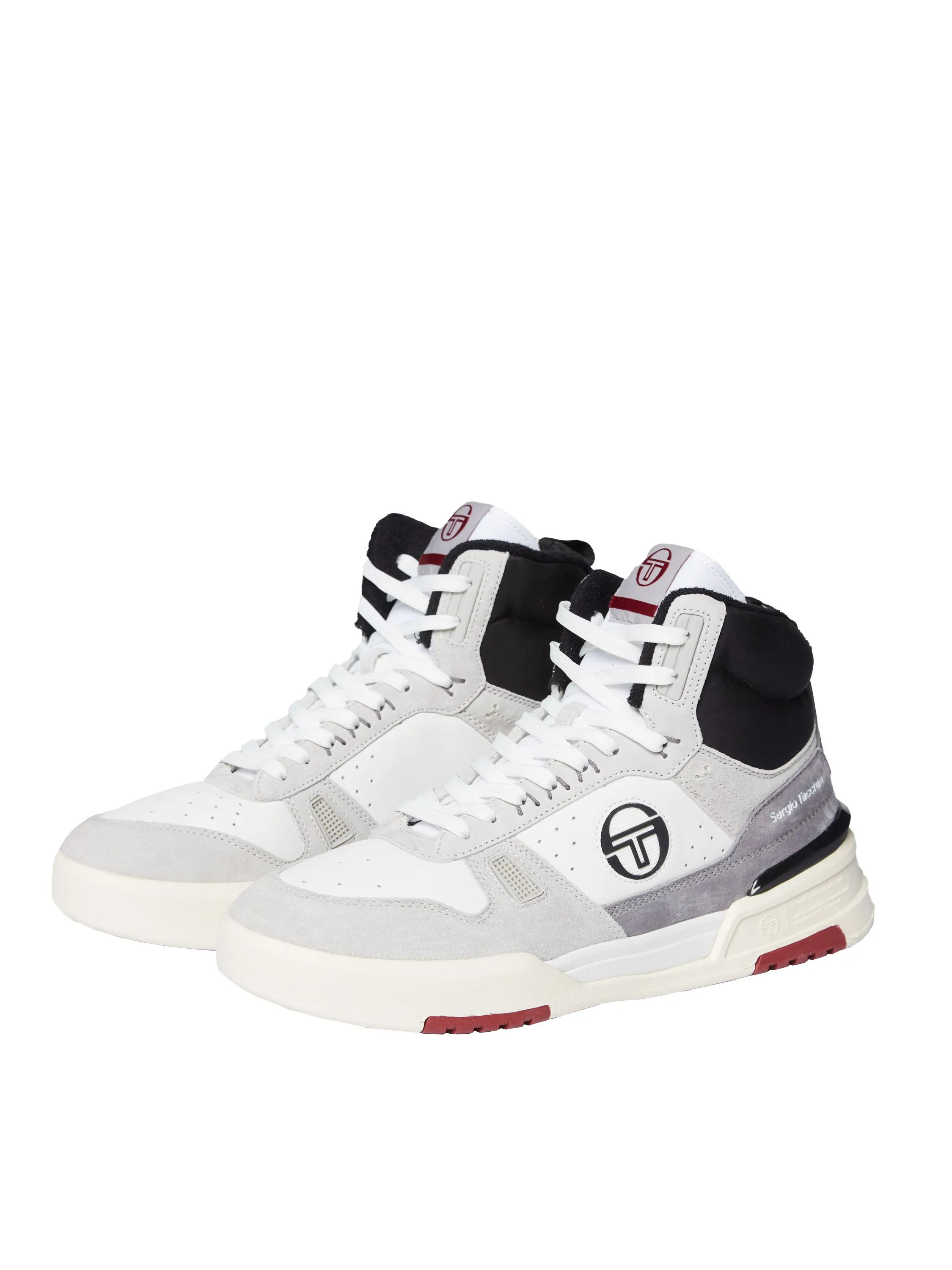 BB Court Hi Sneaker- White/ Tofu/ Quiet Grey sold by Sergio Tacchini product image thumbnail 2