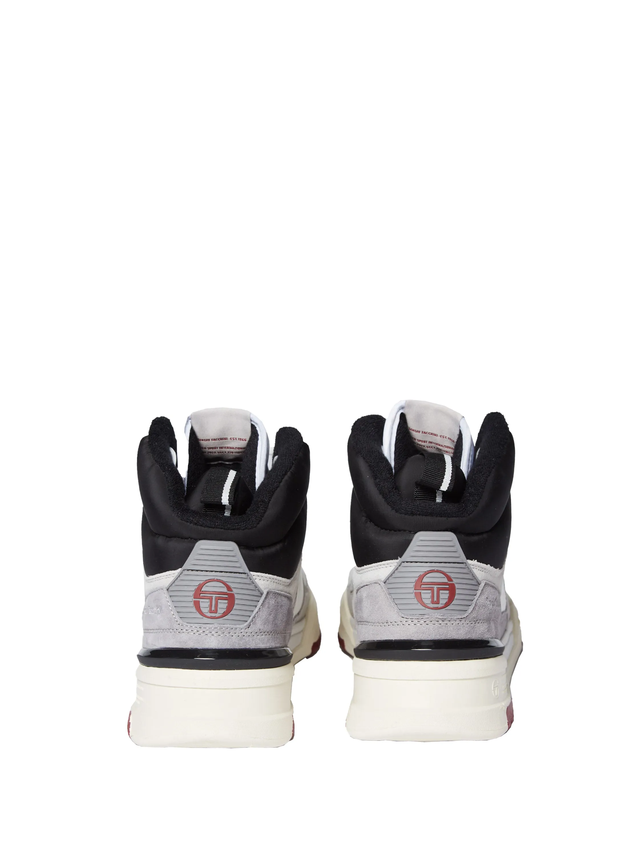 BB Court Hi Sneaker- White/ Tofu/ Quiet Grey sold by Sergio Tacchini product image thumbnail 3