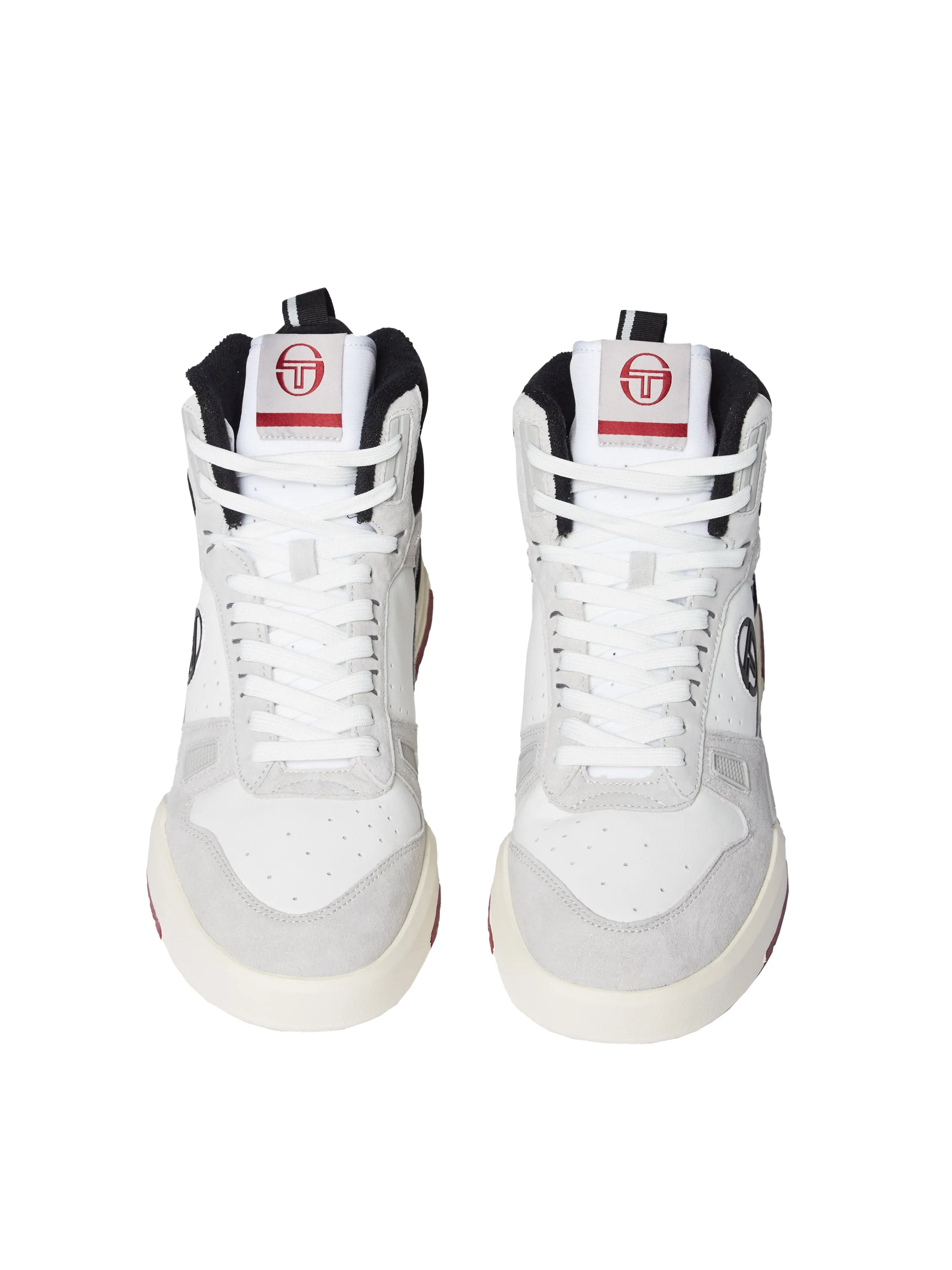 BB Court Hi Sneaker- White/ Tofu/ Quiet Grey sold by Sergio Tacchini product image thumbnail 4