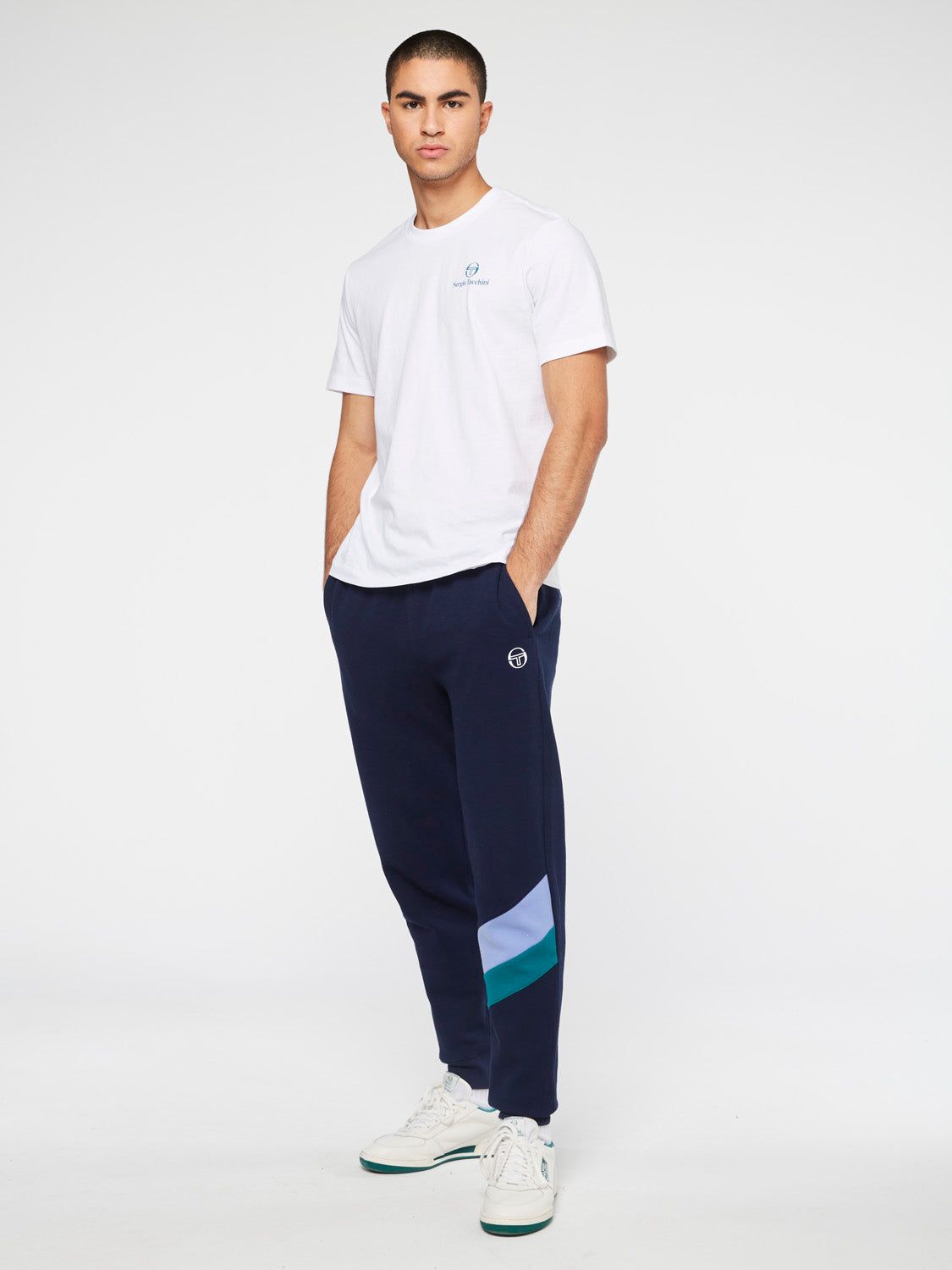 Serif Logo T-Shirt-White sold by Sergio Tacchini product image thumbnail 6