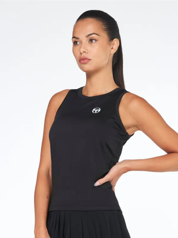 Women's TCP Tank Top-Black sold by Sergio Tacchini