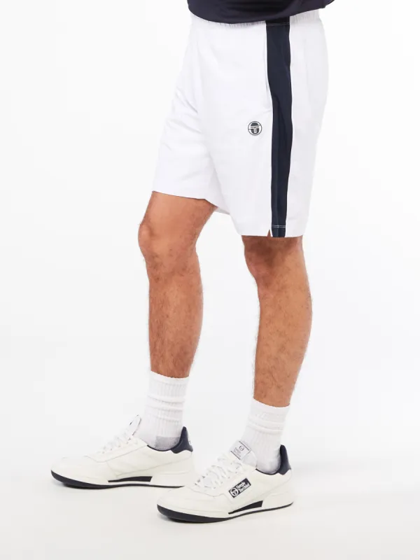 Tennis Young Line Pro Shorts - BLANC DE BLANC/NIGHT SKY sold by Sergio Tacchini