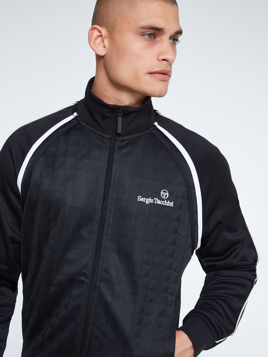 Geo Track Jacket-Black sold by Sergio Tacchini product image thumbnail 4