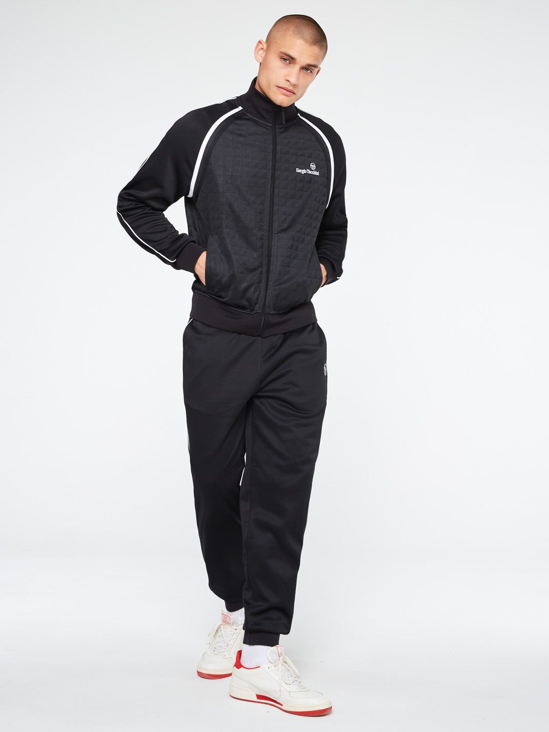 Geo Track Jacket-Black sold by Sergio Tacchini product image thumbnail 2