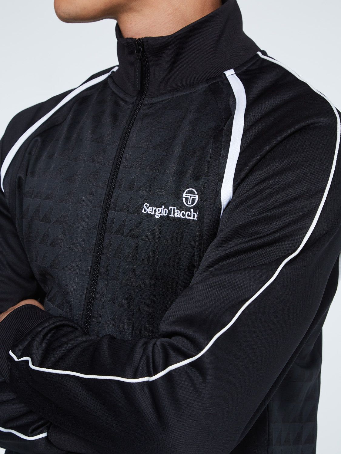 Geo Track Jacket-Black sold by Sergio Tacchini product image thumbnail 3