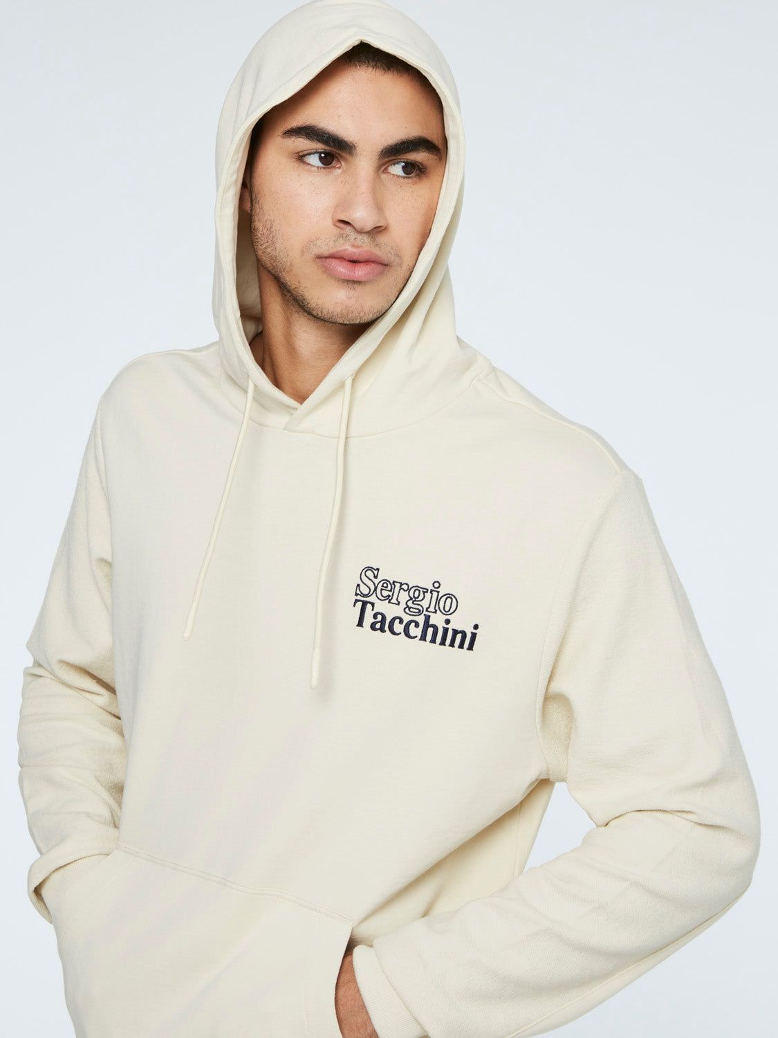 Reverse Hoodie-Buttercream sold by Sergio Tacchini product image thumbnail 2