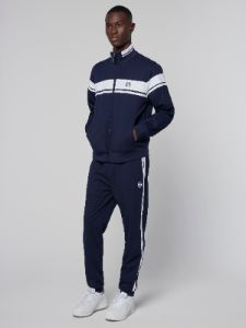 Damarindo Track Jacket- Maritime Blue/ White sold by Sergio Tacchini