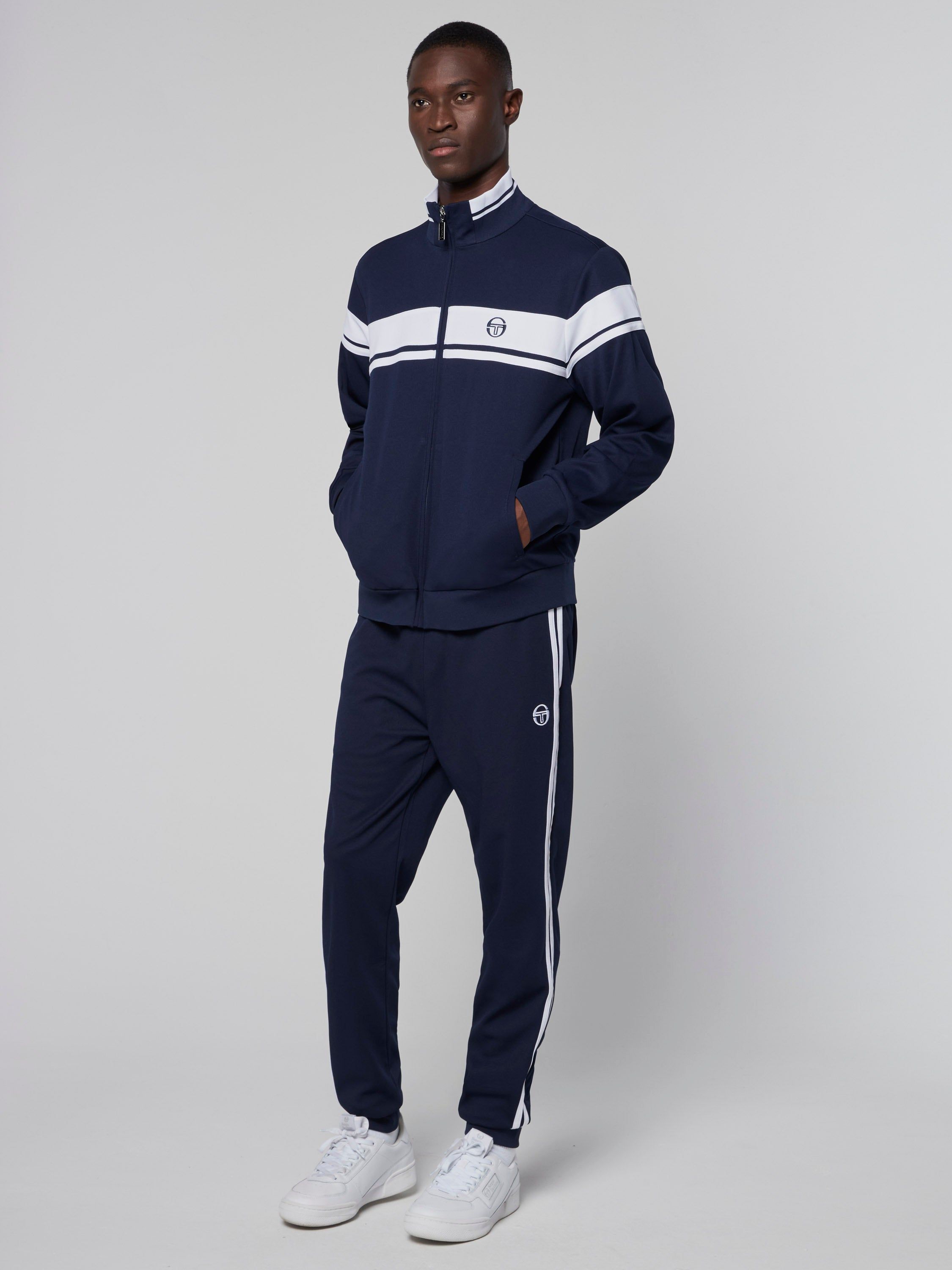 Damarindo Track Jacket- Maritime Blue/ White sold by Sergio Tacchini product image thumbnail 2