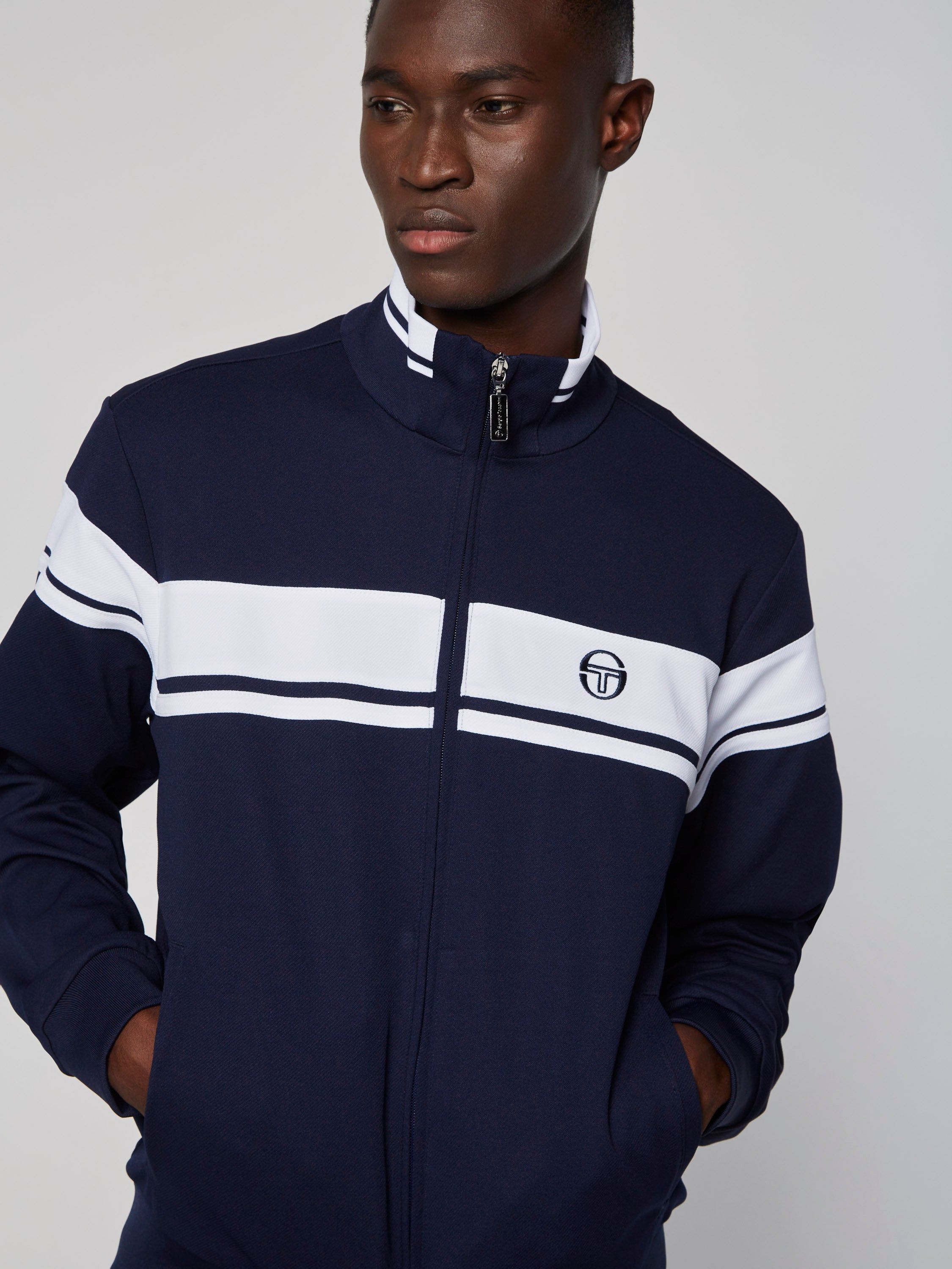 Damarindo Track Jacket- Maritime Blue/ White sold by Sergio Tacchini product image thumbnail 5