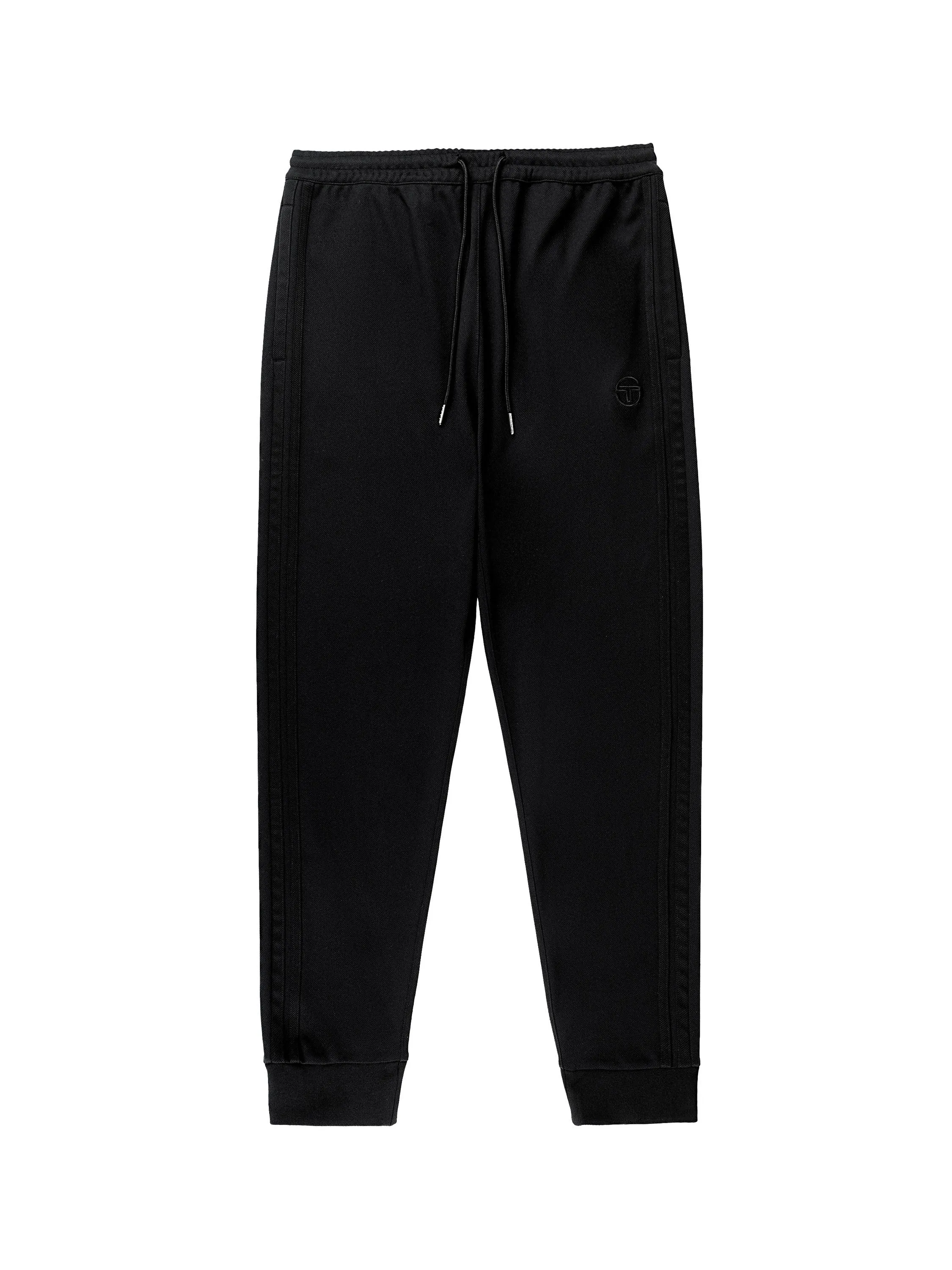 Damarindo Track Pant Archivio- Black/ Black sold by Sergio Tacchini