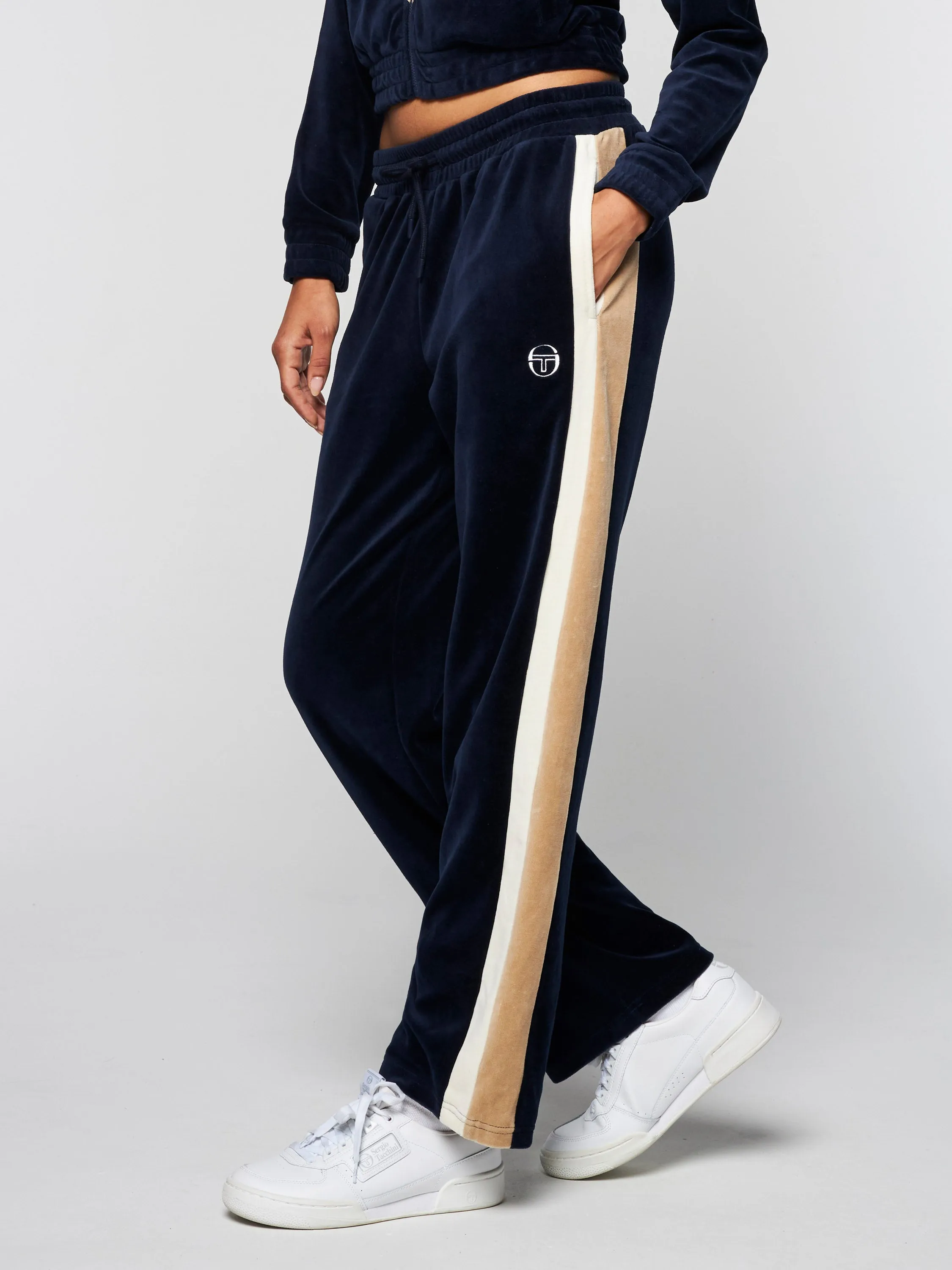 Rosa Velour Track Pant- Maritime Blue sold by Sergio Tacchini product image thumbnail 2