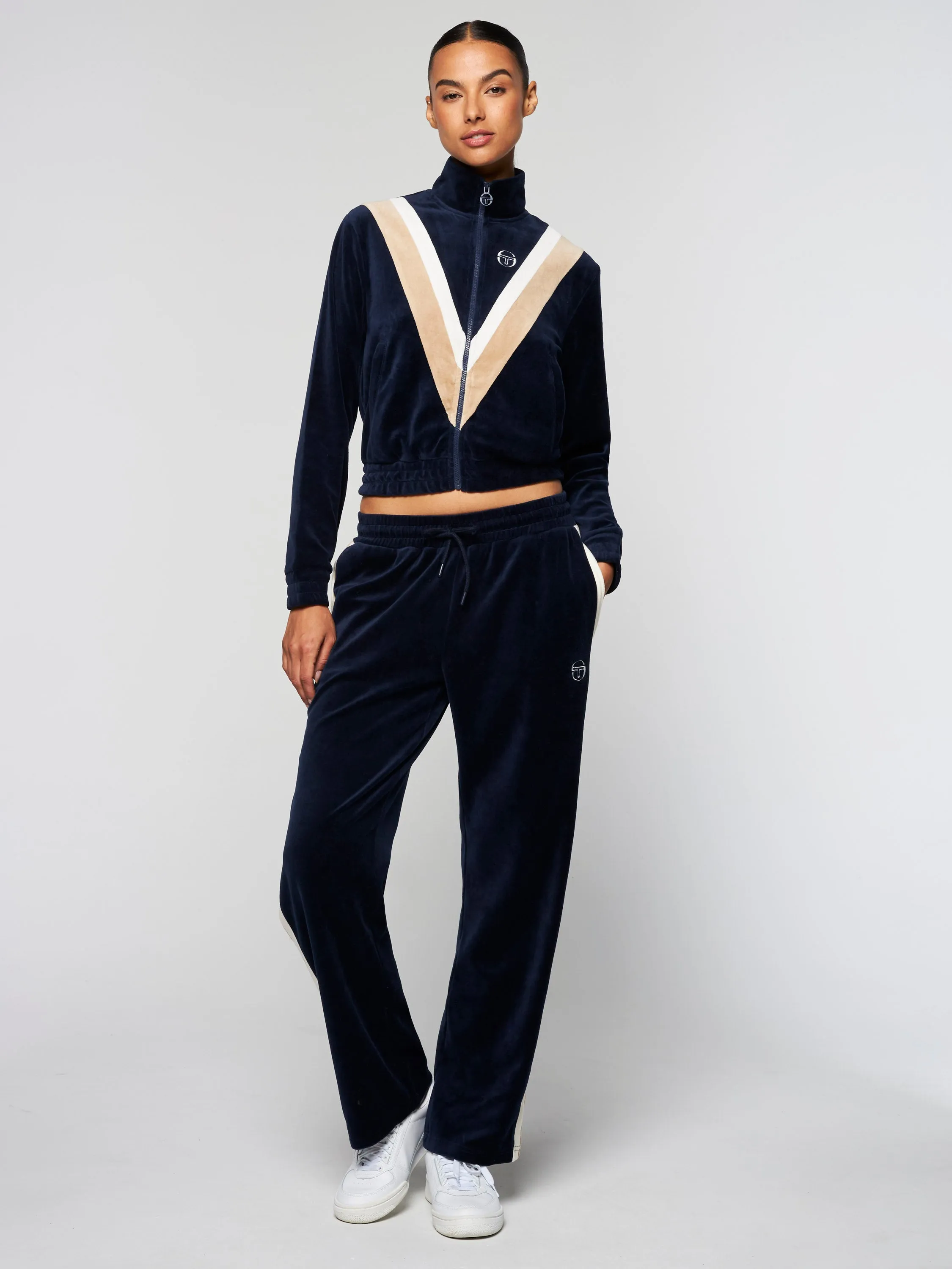 Rosa Velour Track Pant- Maritime Blue sold by Sergio Tacchini product image thumbnail 3