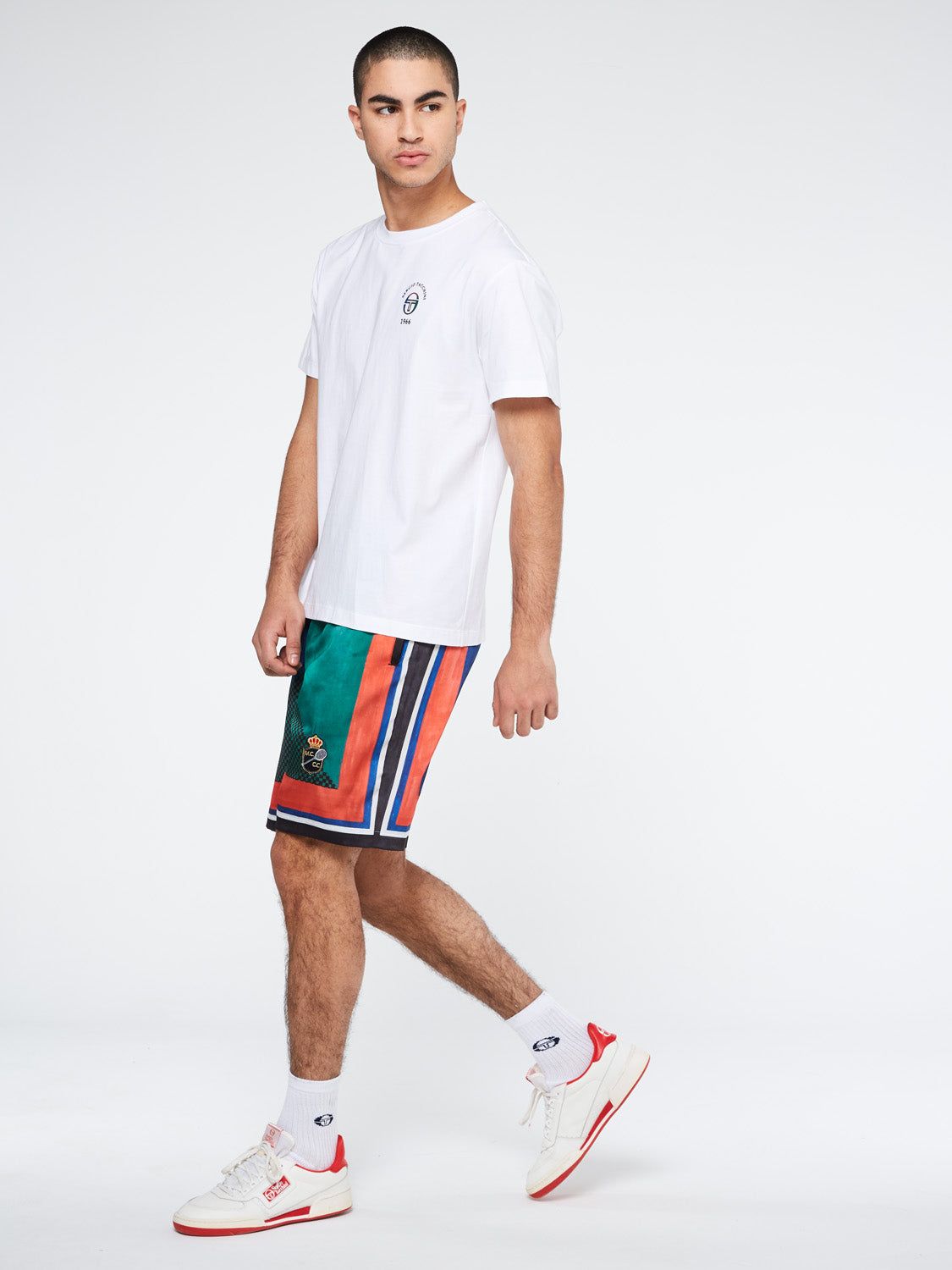 Monte Carlo T-Shirt-White Multi sold by Sergio Tacchini product image thumbnail 6