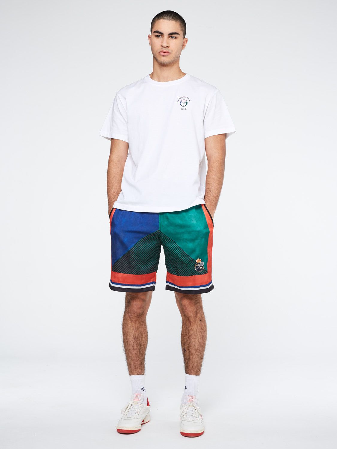 Monte Carlo T-Shirt-White Multi sold by Sergio Tacchini product image thumbnail 4