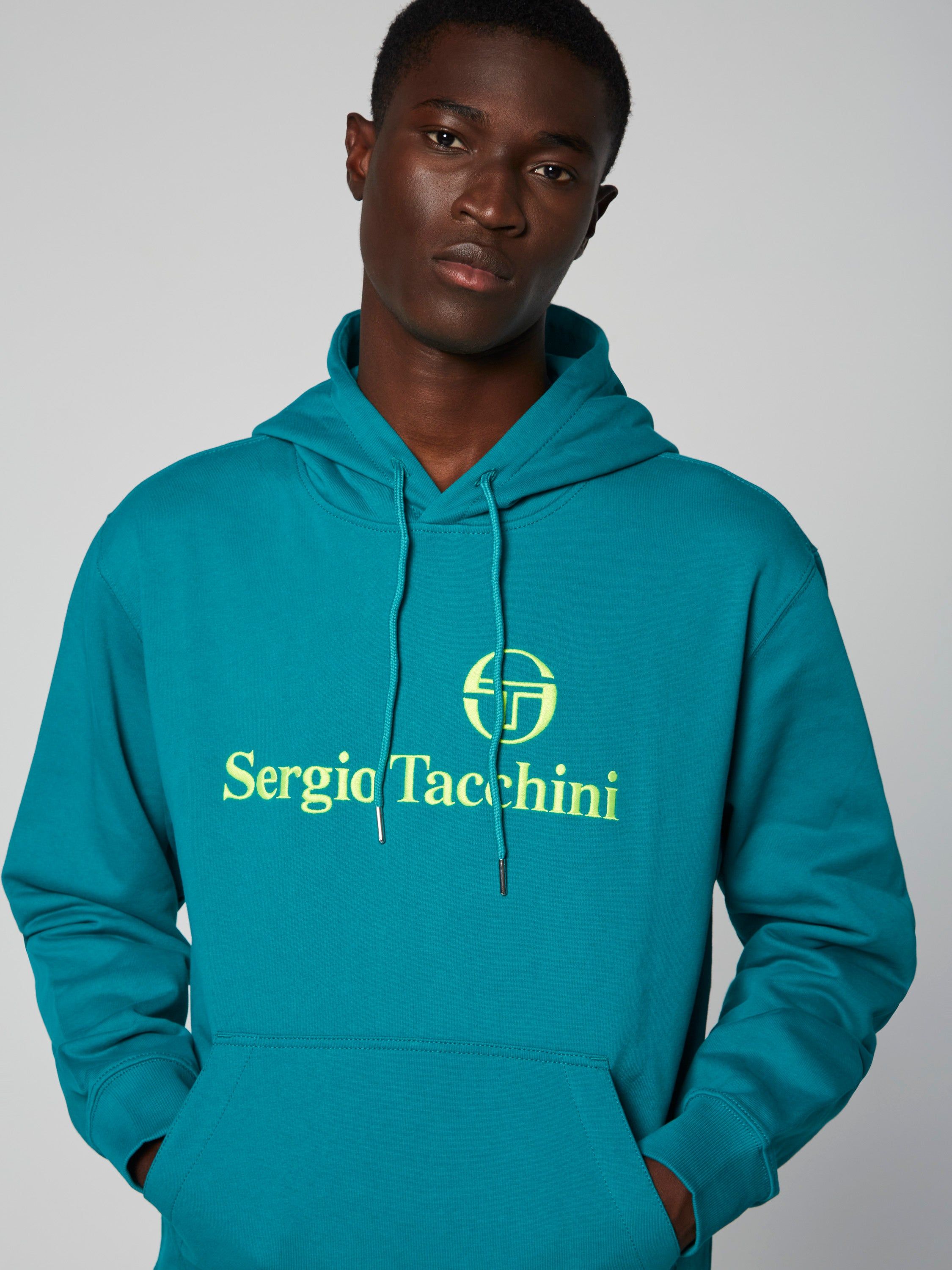 Heritage Logo Hoodie- Blue Grass sold by Sergio Tacchini product image thumbnail 5