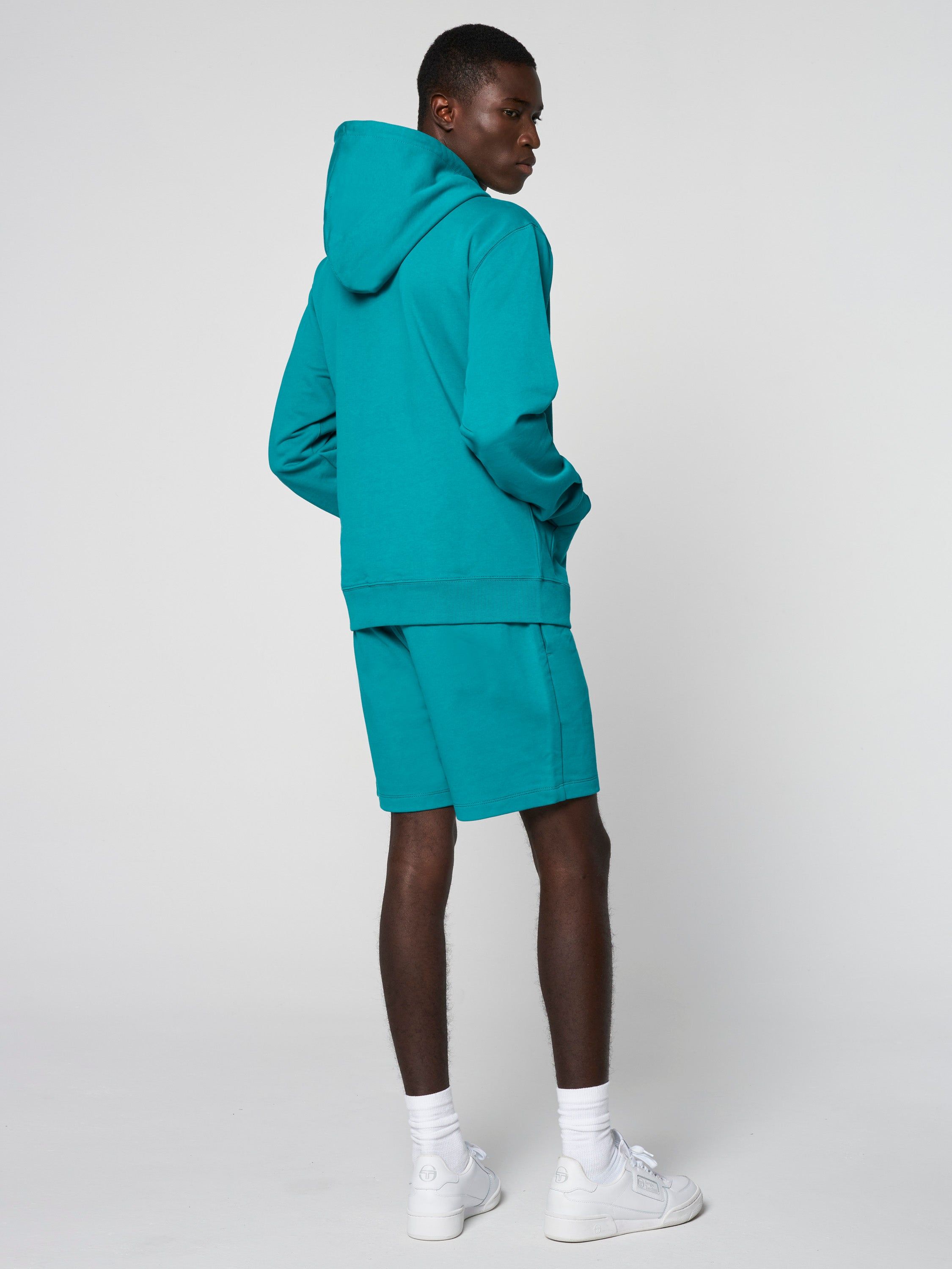 Heritage Logo Hoodie- Blue Grass sold by Sergio Tacchini product image thumbnail 4