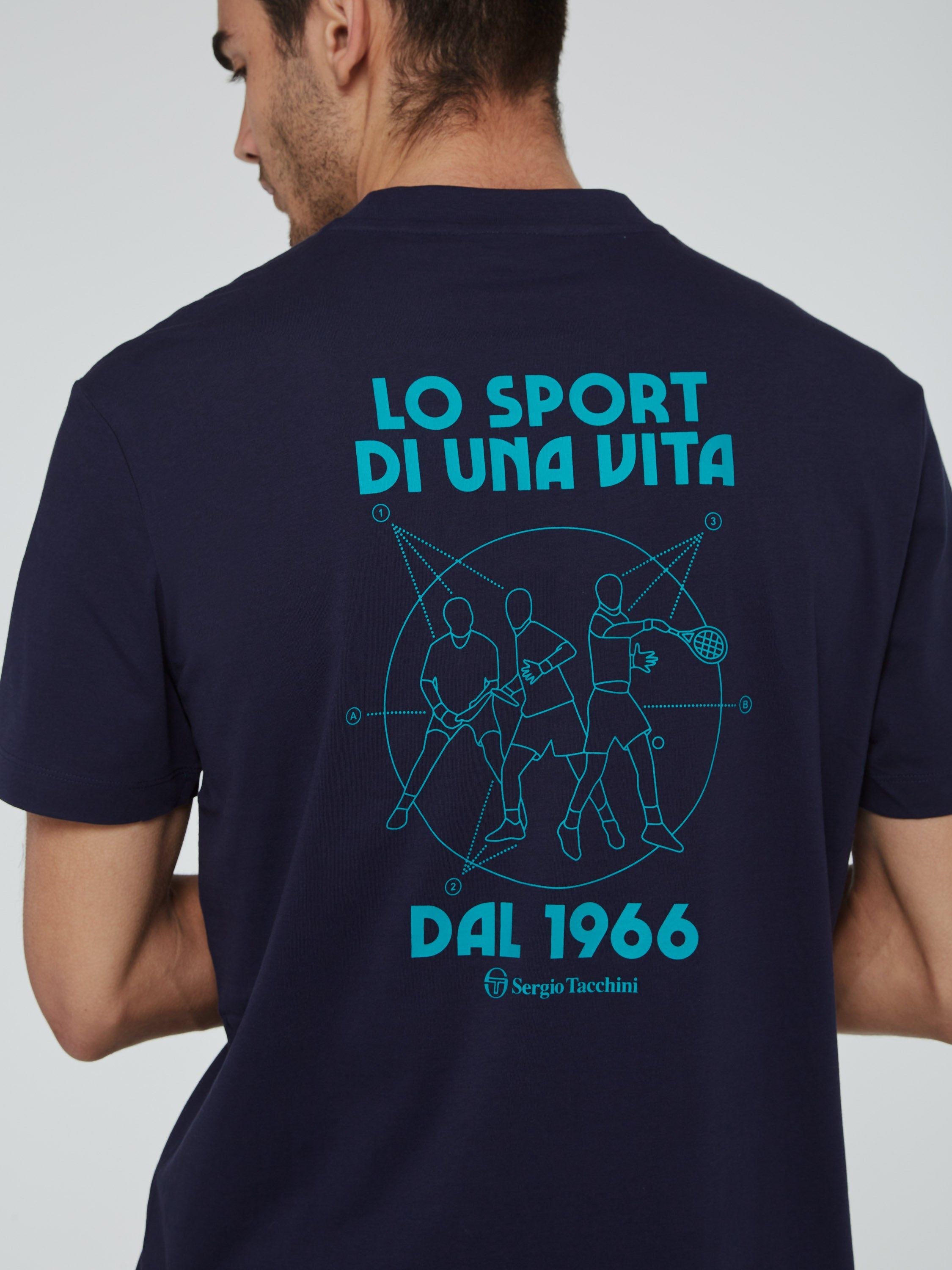 Lo Sport T-Shirt- Maritime Blue sold by Sergio Tacchini product image thumbnail 2