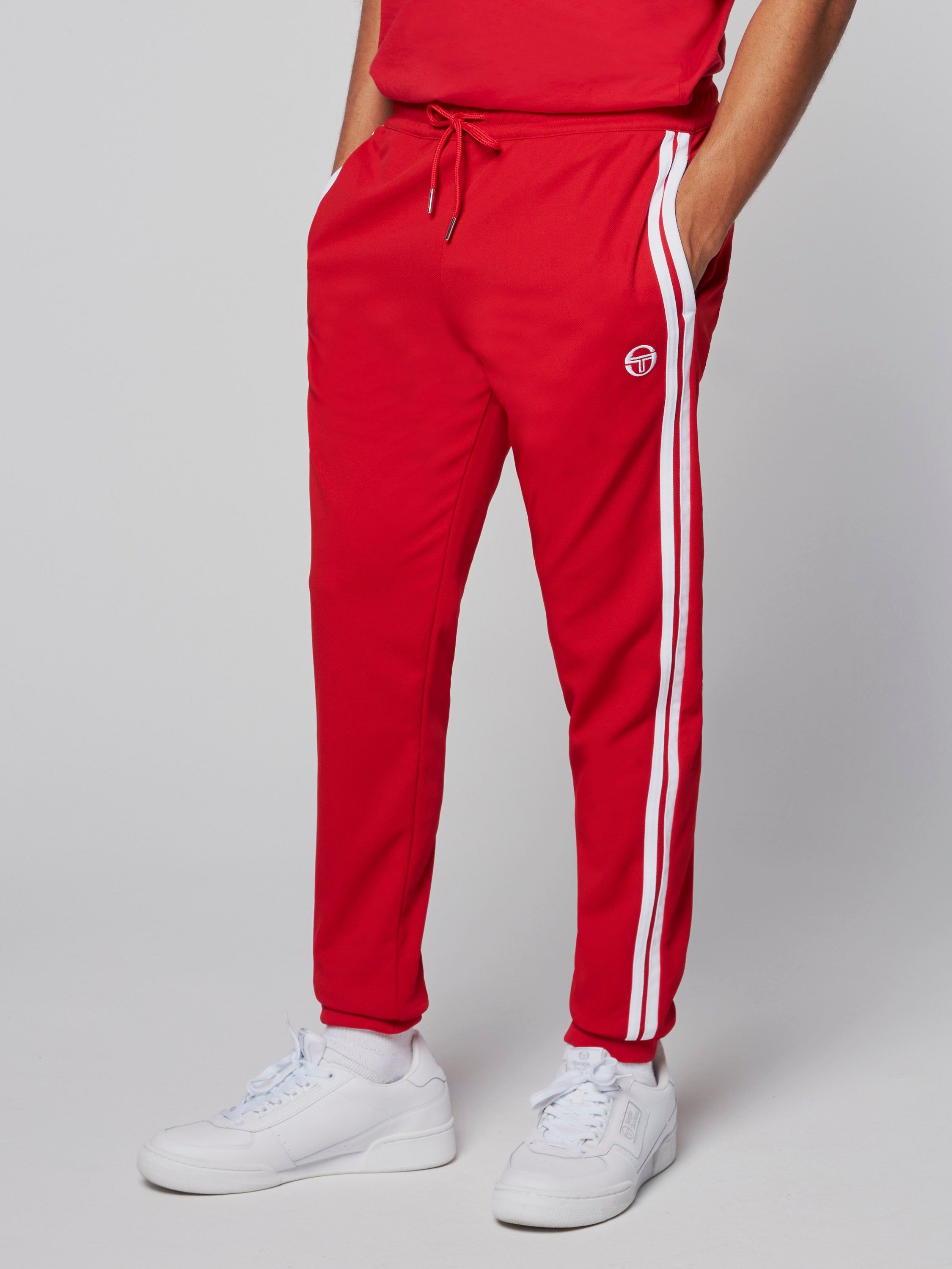 Damarindo Track Pant- Adrenaline Rush/ White sold by Sergio Tacchini