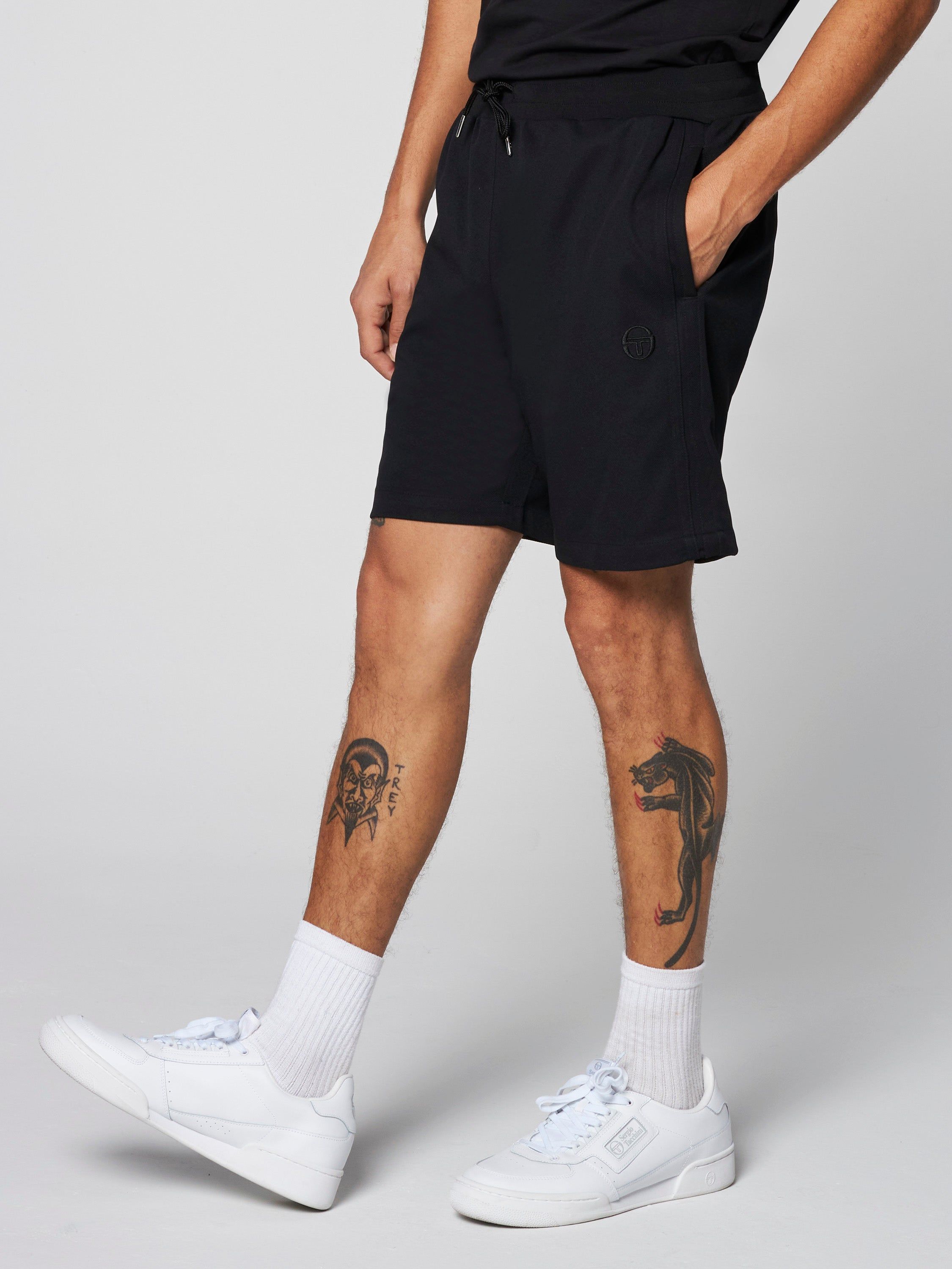 Damarindo Short- Black/ Black sold by Sergio Tacchini