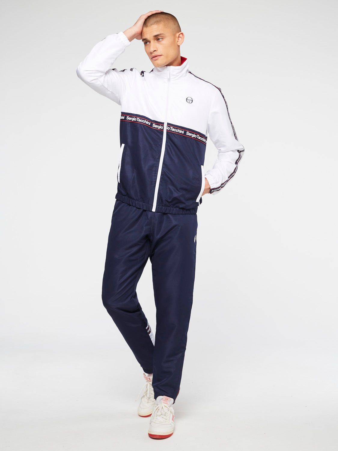 Meridiano Tracksuit-Navy/White sold by Sergio Tacchini