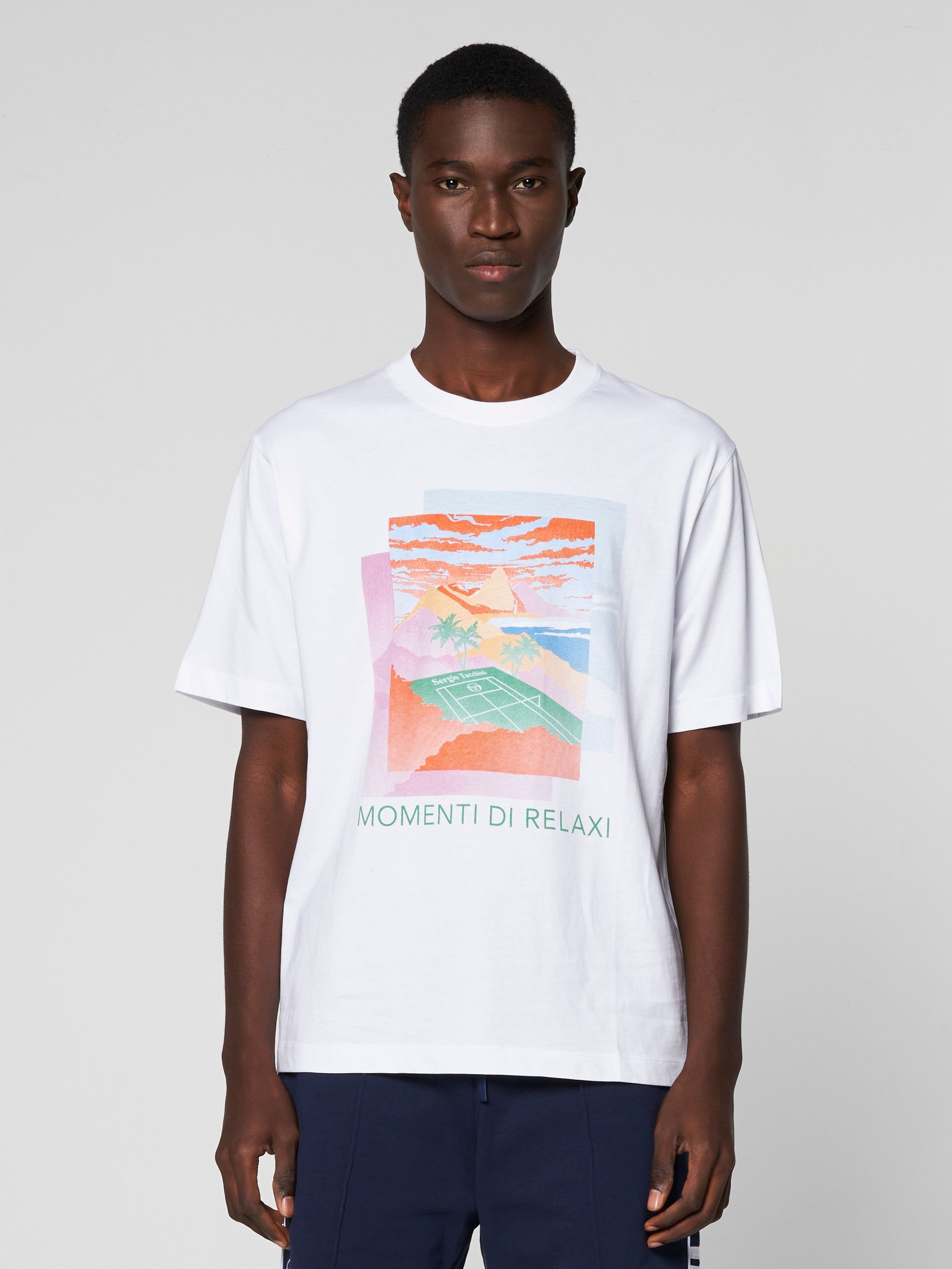 Fade T-Shirt-White sold by Sergio Tacchini