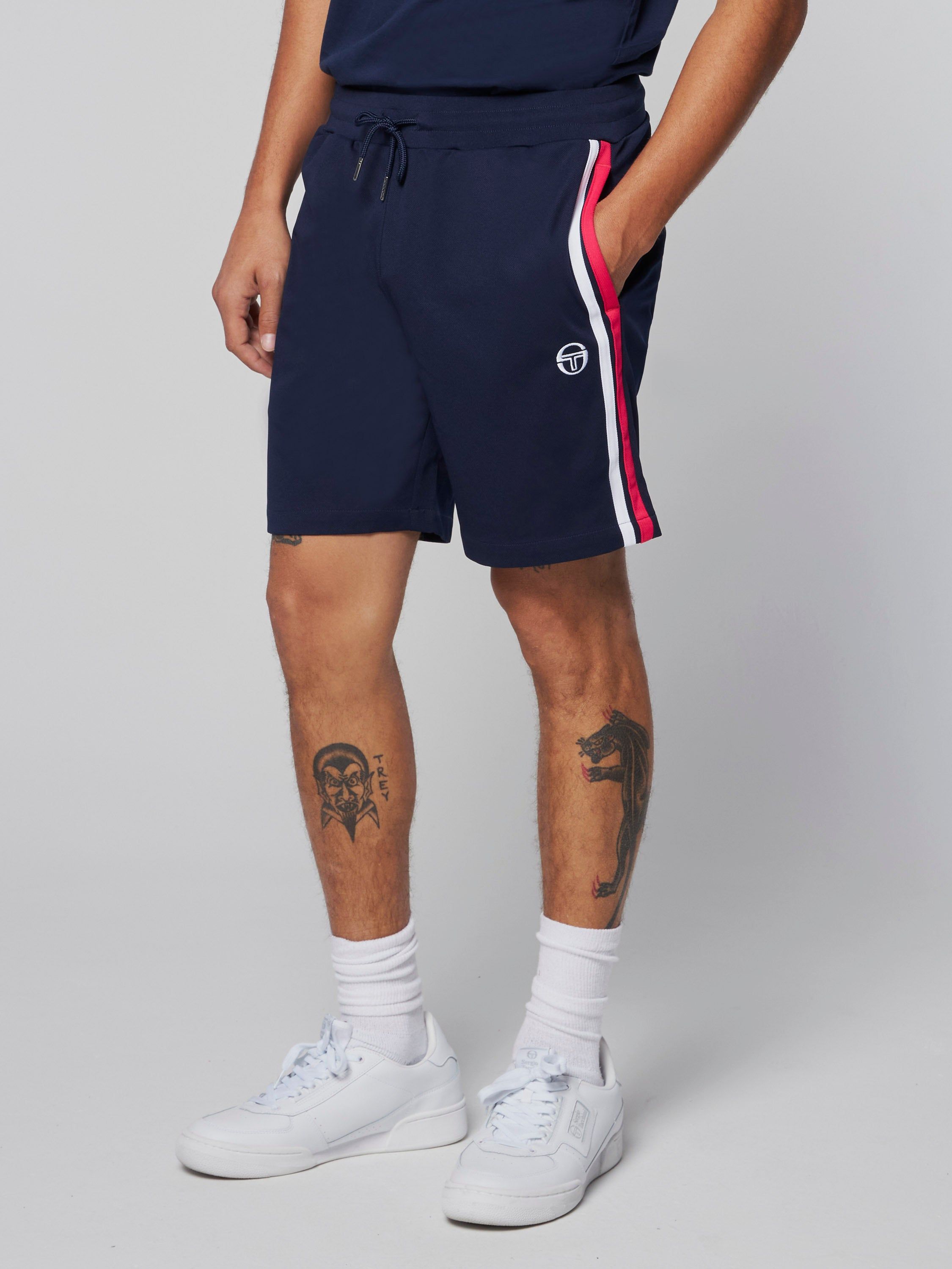 Damarindo Short- Maritime Blue/ Rasberry sold by Sergio Tacchini