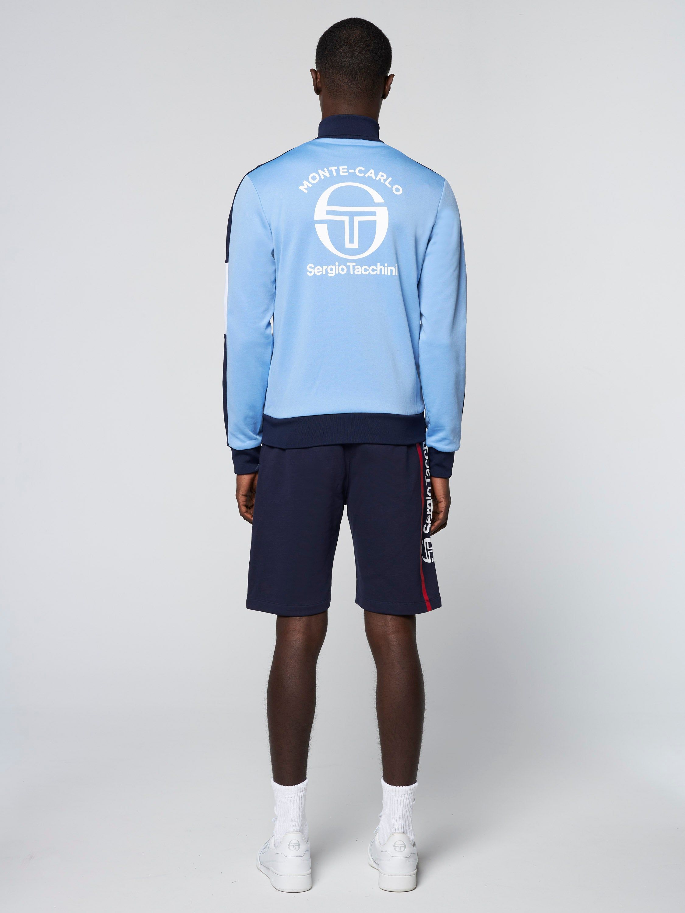 SLAM STAFF TRACK JACKET- Cornflower Blue/ Navy sold by Sergio Tacchini product image thumbnail 3