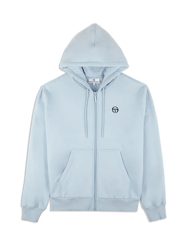Varsita Zip Up Hoodie- Celestial Blue made by Sergio Tacchini