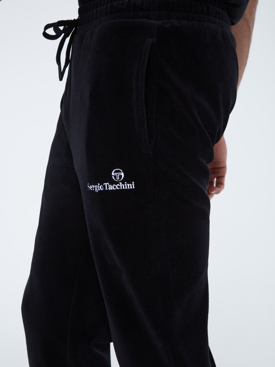 Scopeto Velour Sweatpants-Black sold by Sergio Tacchini product image thumbnail 6