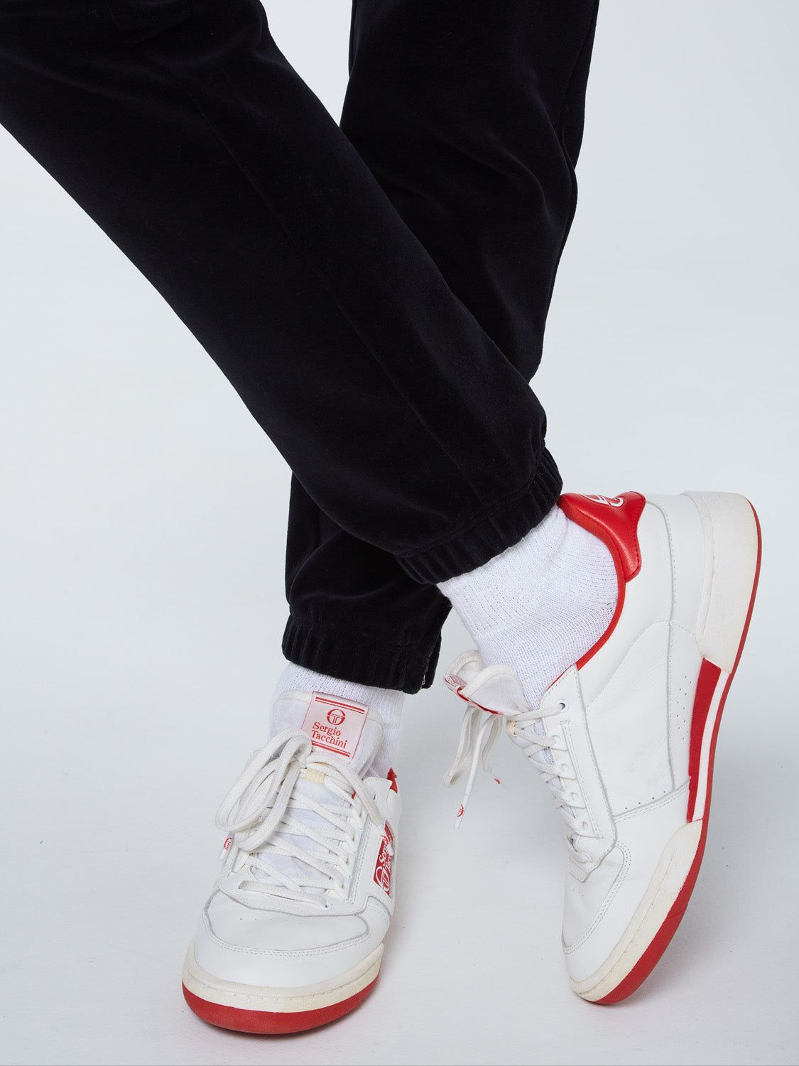 Scopeto Velour Sweatpants-Black sold by Sergio Tacchini product image thumbnail 3