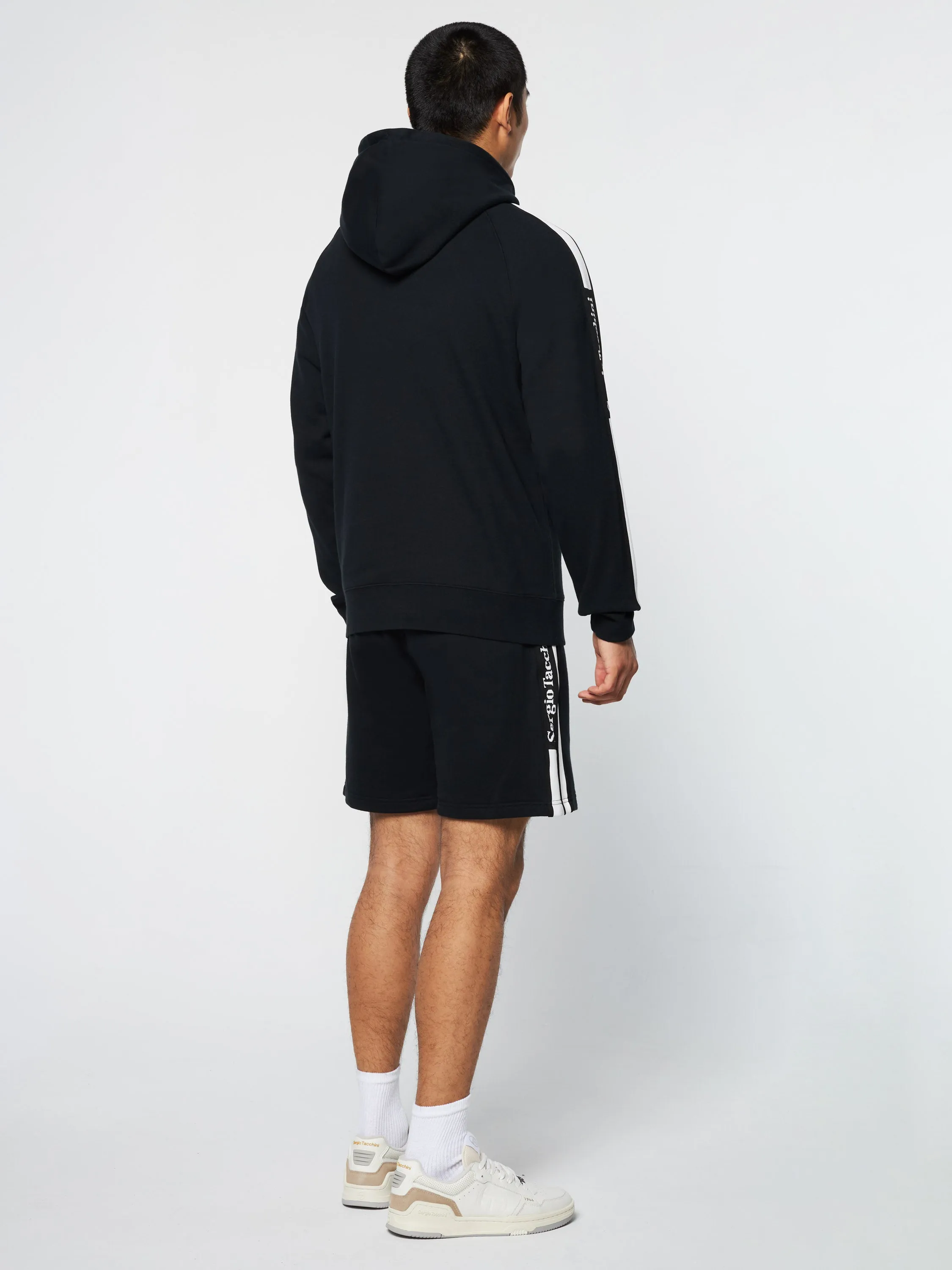 Pereto Tape Hoodie- Black Beauty sold by Sergio Tacchini product image thumbnail 4