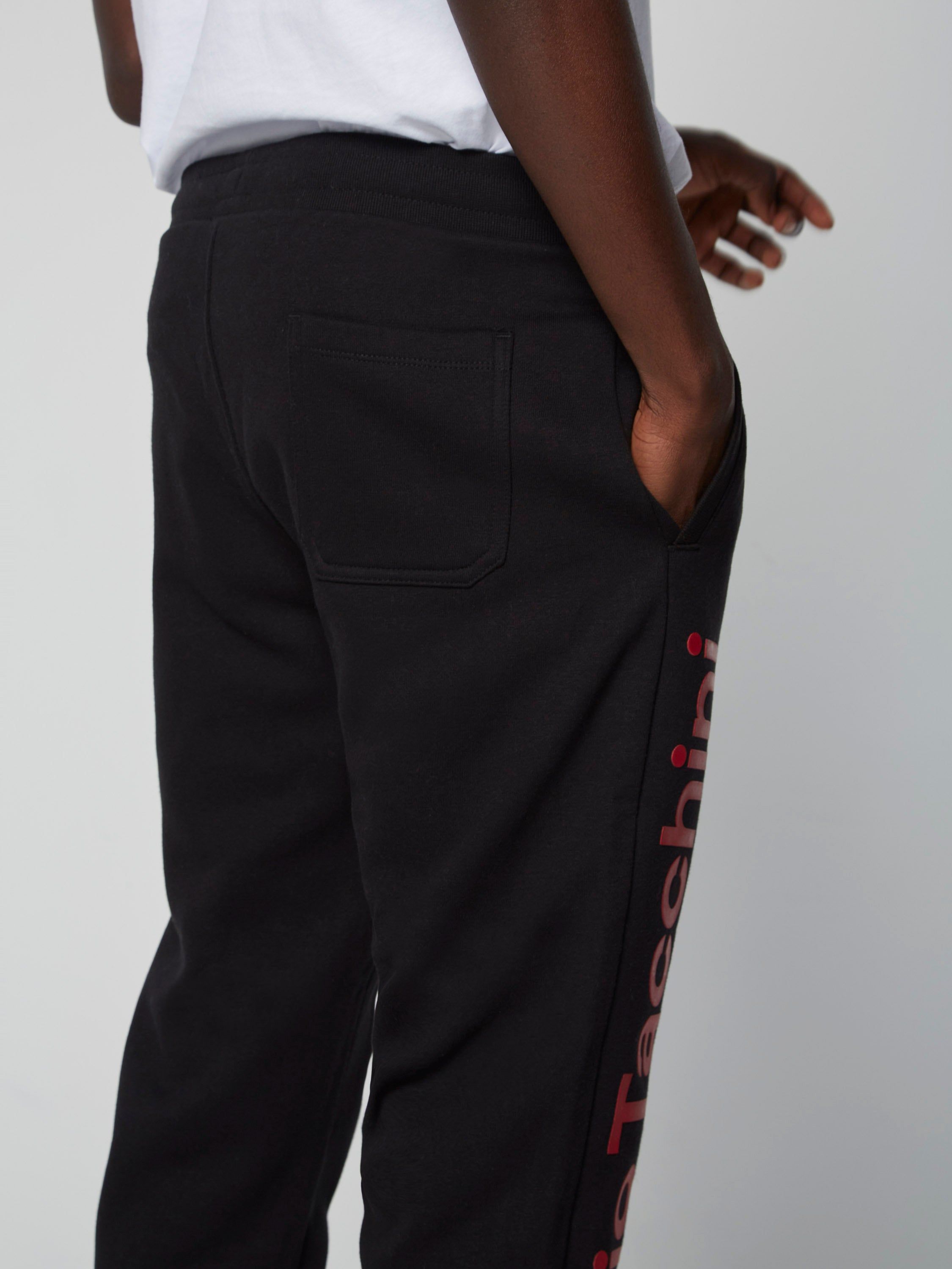 Nizard Sweatpants- Black/ Tango Red sold by Sergio Tacchini product image thumbnail 4