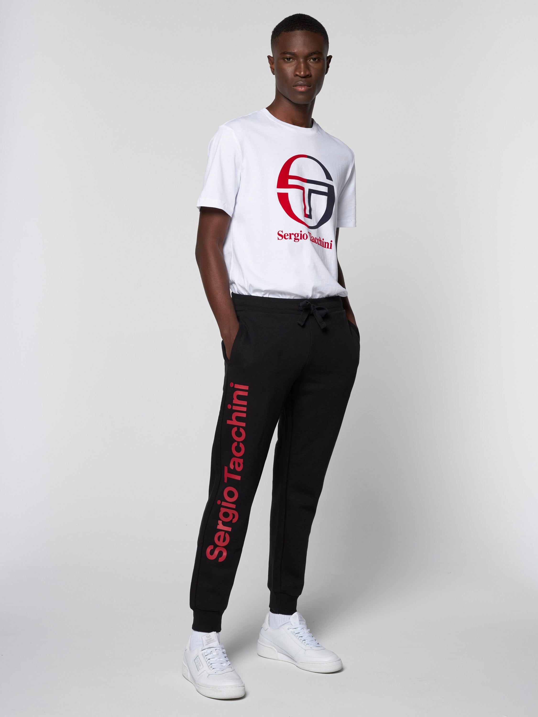 Nizard Sweatpants- Black/ Tango Red sold by Sergio Tacchini product image thumbnail 2