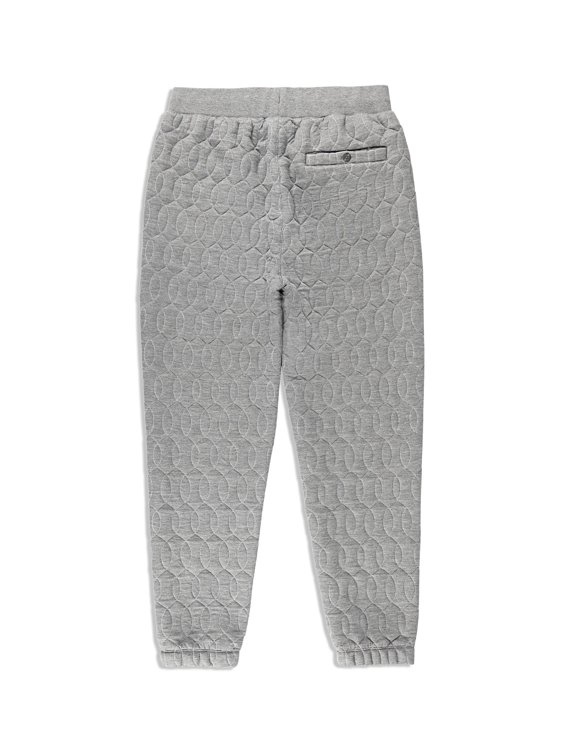 Aversa Quilted Sweatpant- Light Heather Grey sold by Sergio Tacchini product image thumbnail 5