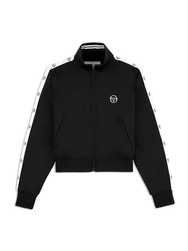 Ardea Cropped Track Jacket- Black Beauty sold by Sergio Tacchini
