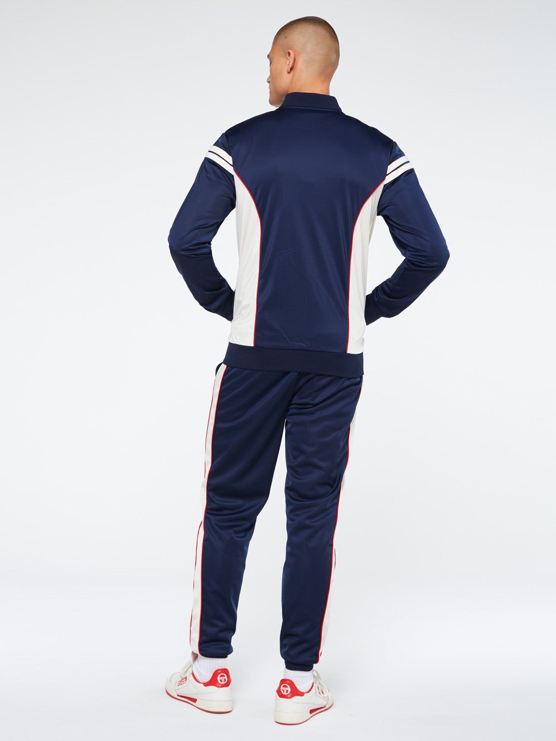 New Iceberg Track Jacket Archivio-Maritime Blue/ Buttercream sold by Sergio Tacchini product image thumbnail 3