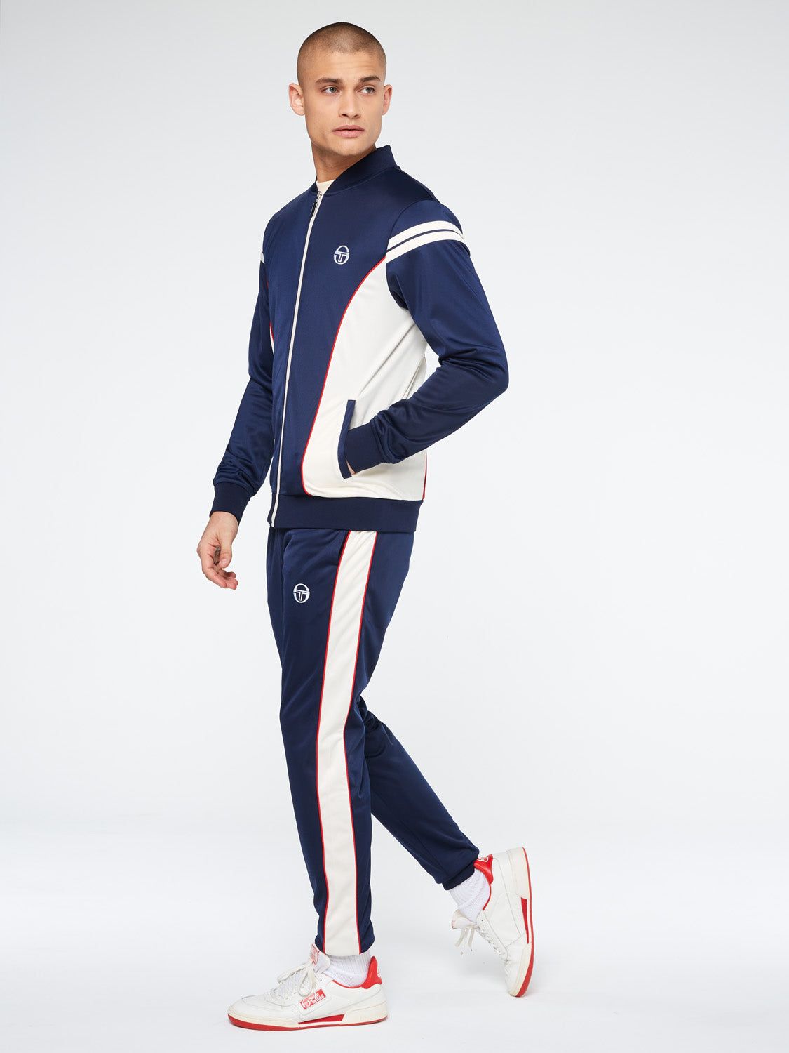 New Iceberg Track Jacket Archivio-Maritime Blue/ Buttercream sold by Sergio Tacchini product image thumbnail 2