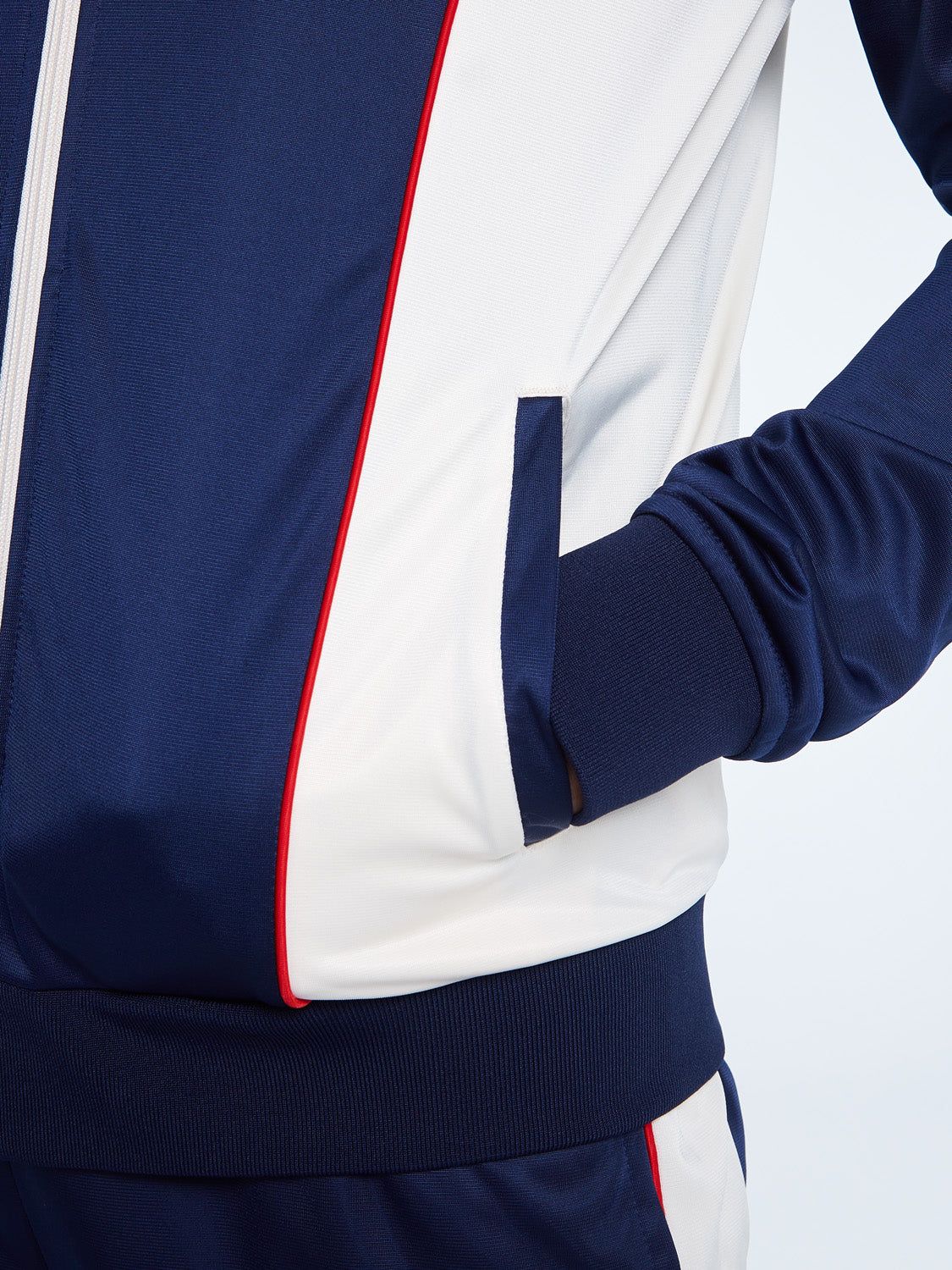 New Iceberg Track Jacket Archivio-Maritime Blue/ Buttercream sold by Sergio Tacchini product image thumbnail 6