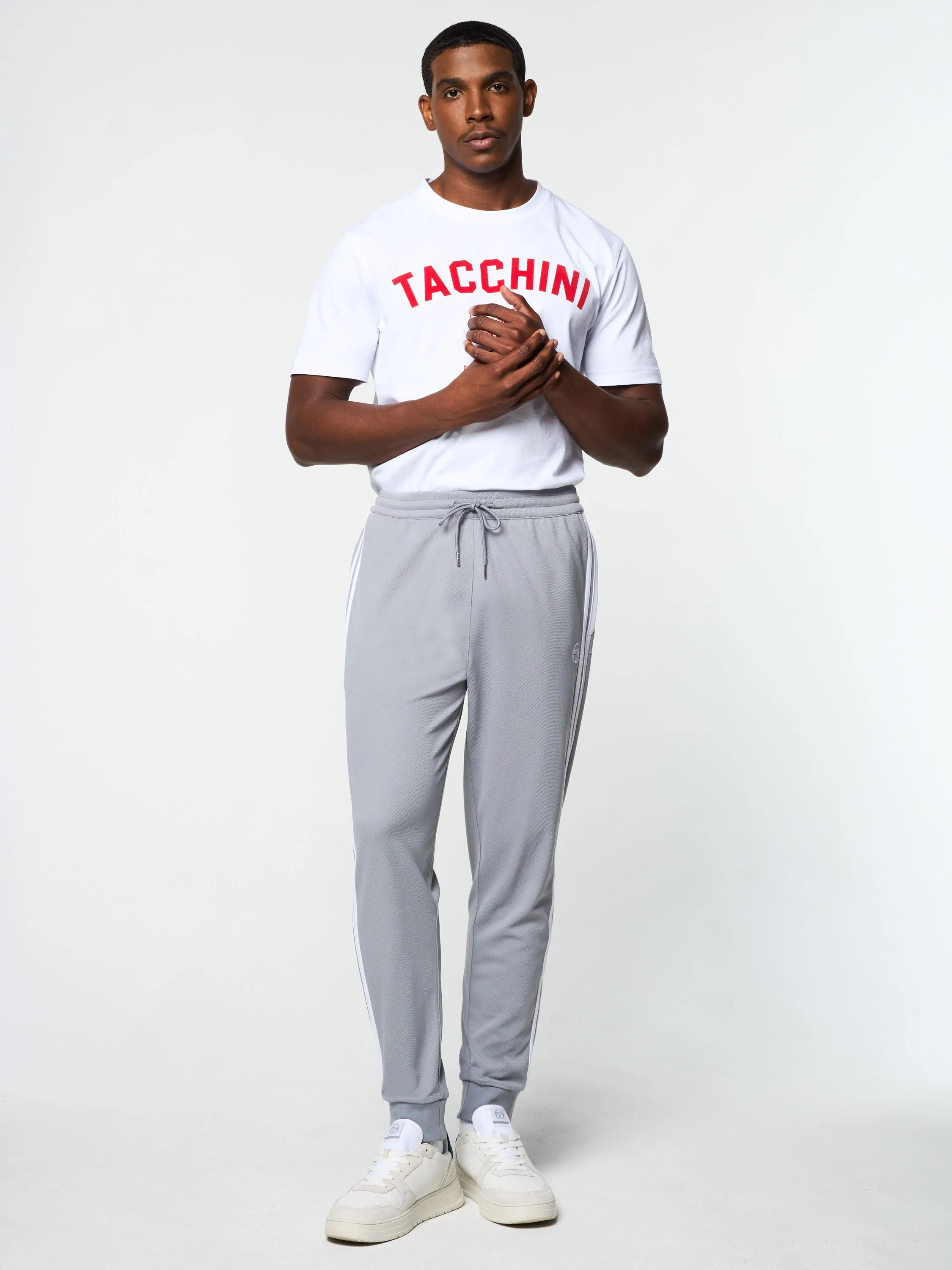Damarindo Track Pant Archivio- Sleet/ White sold by Sergio Tacchini product image thumbnail 2