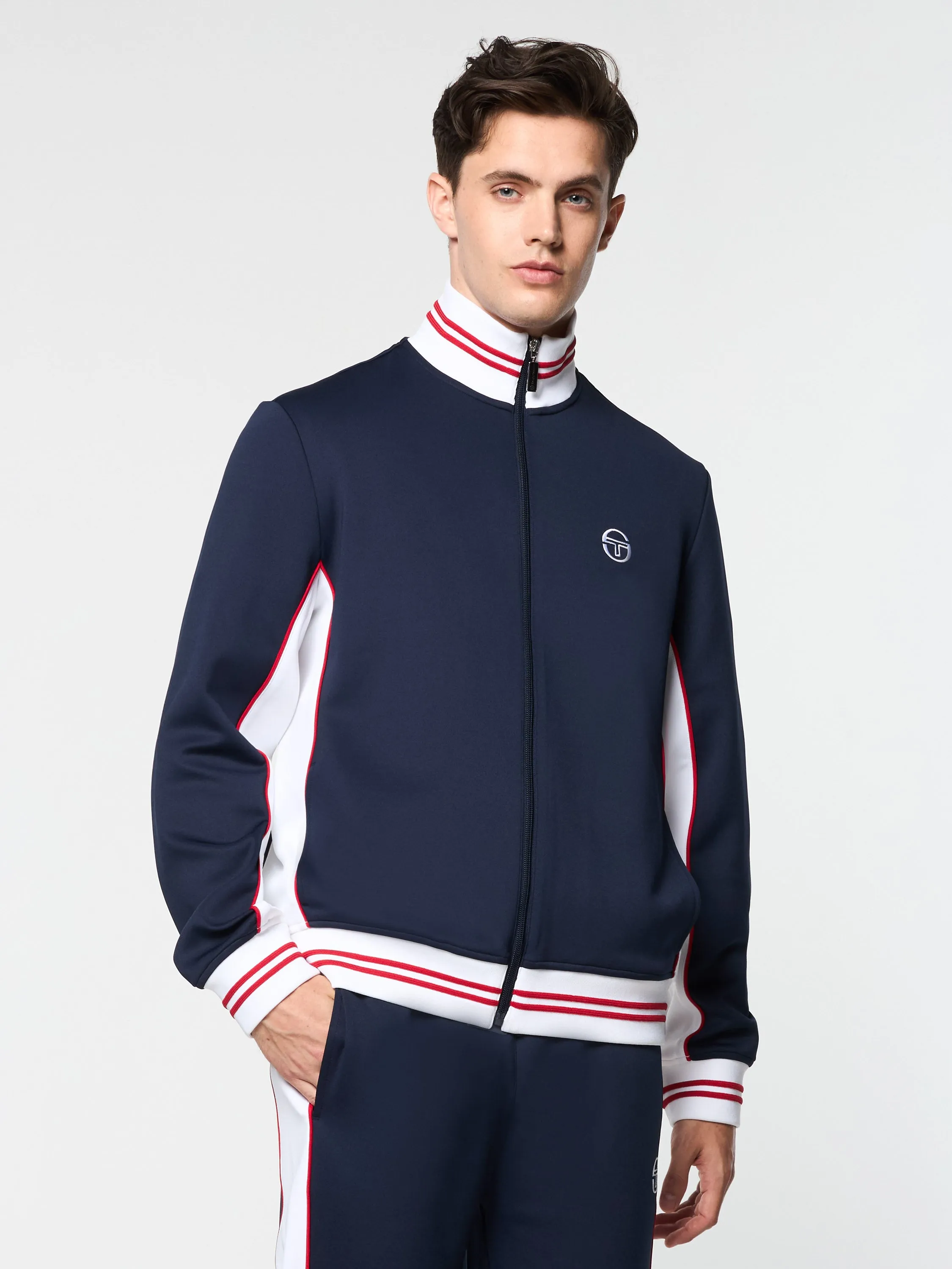 Melfi Diver Track Jacket- Maritime Blue sold by Sergio Tacchini product image thumbnail 4