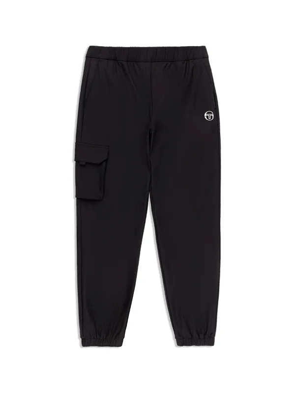 Woven Cargo Jogger Pants- Black sold by Sergio Tacchini