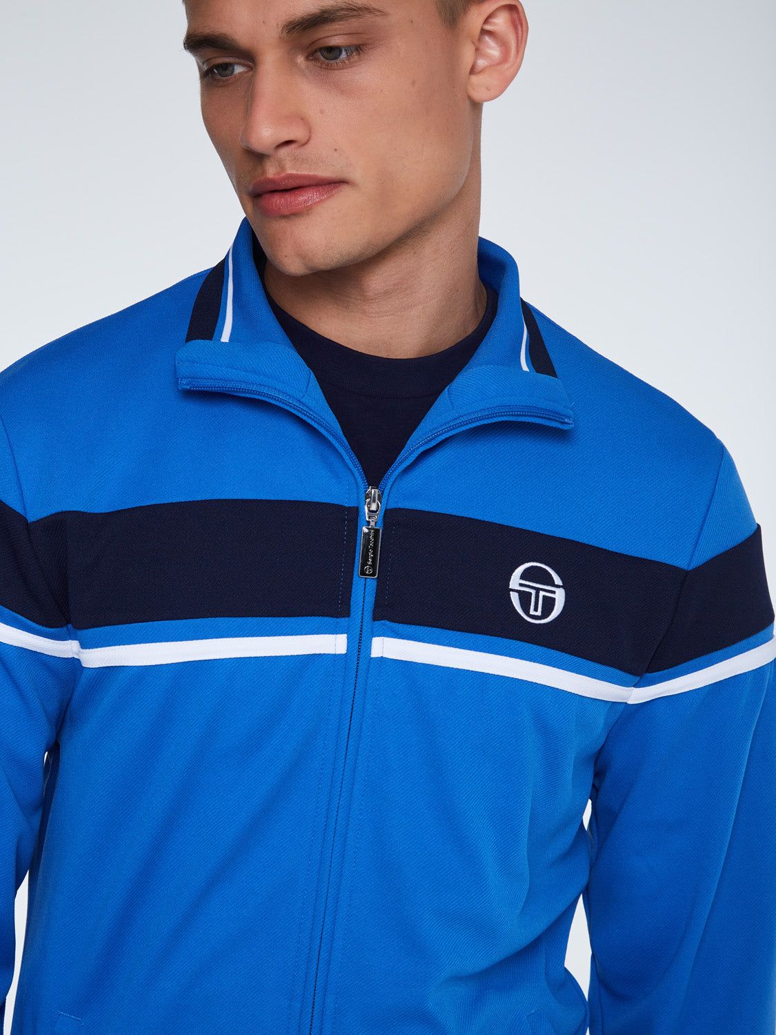Damarindo Track Jacket- Vallarta Blue/ Maritime Blue sold by Sergio Tacchini product image thumbnail 6