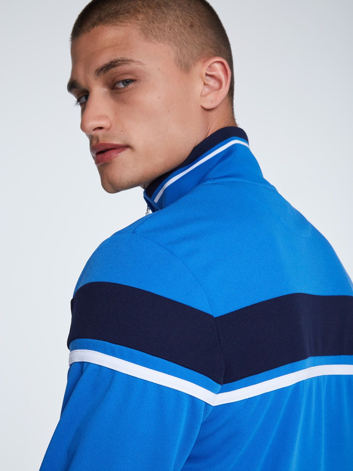Damarindo Track Jacket- Vallarta Blue/ Maritime Blue sold by Sergio Tacchini product image thumbnail 5